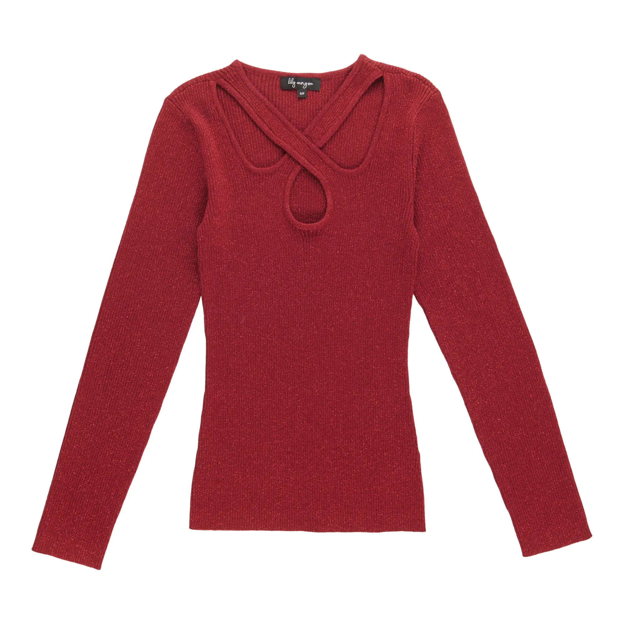 lily morgan Women's Crisscross Neck Sweater sold by Giant Tiger product image thumbnail 3