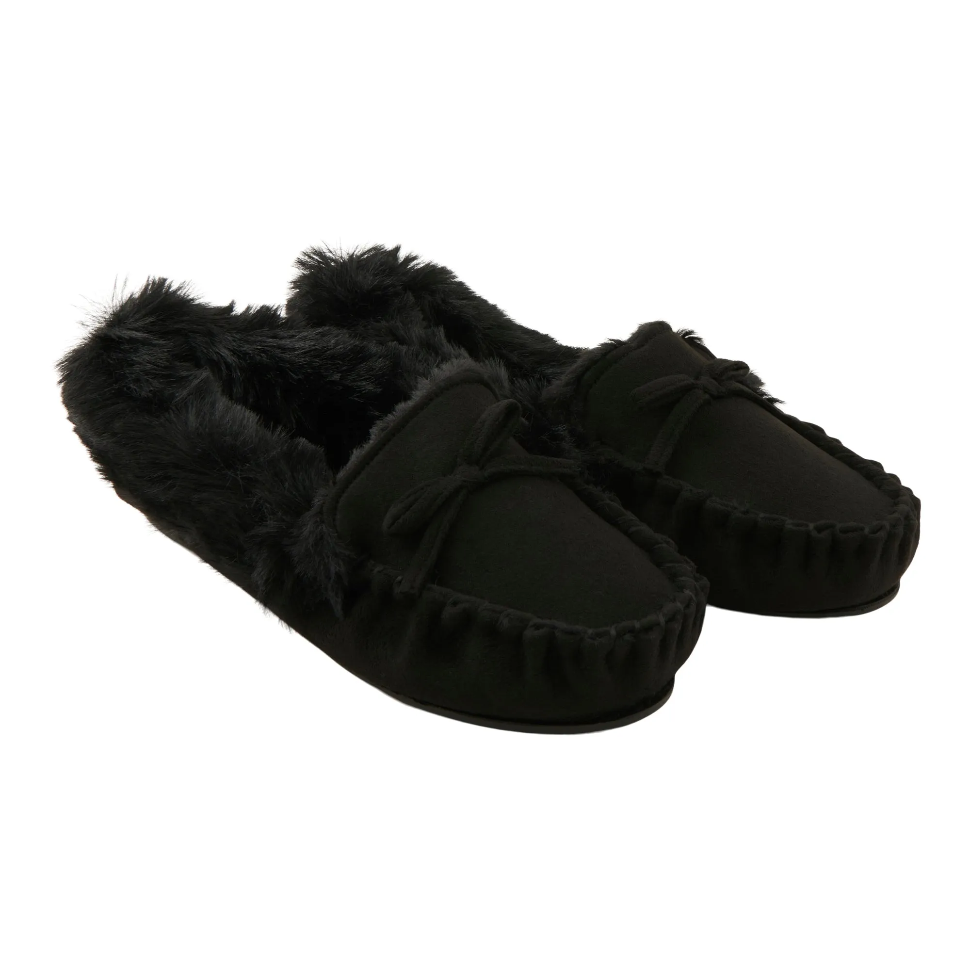 Comfy Cozy Women's Plush Moccasins Slippers sold by Giant Tiger product image thumbnail 2