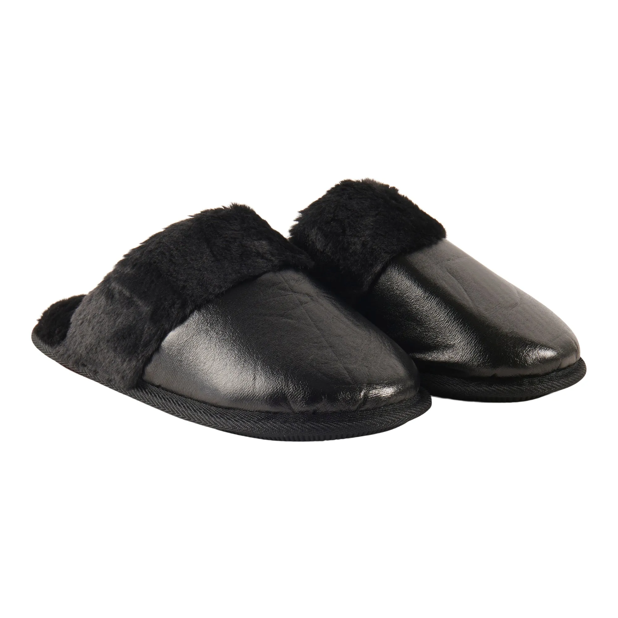 Comfy Cozy Women's Plush Shimmer Slippers sold by Giant Tiger