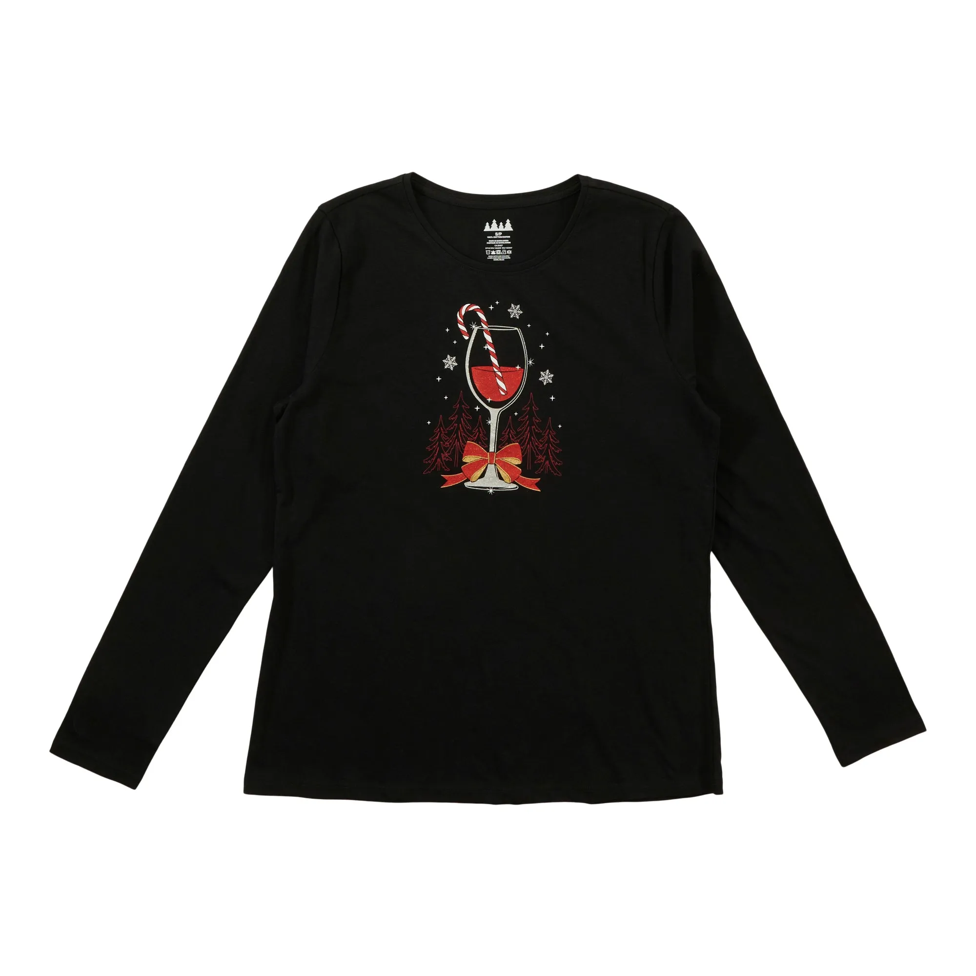 Comfy Cozy Women's Christmas Long Sleeve Top sold by Giant Tiger