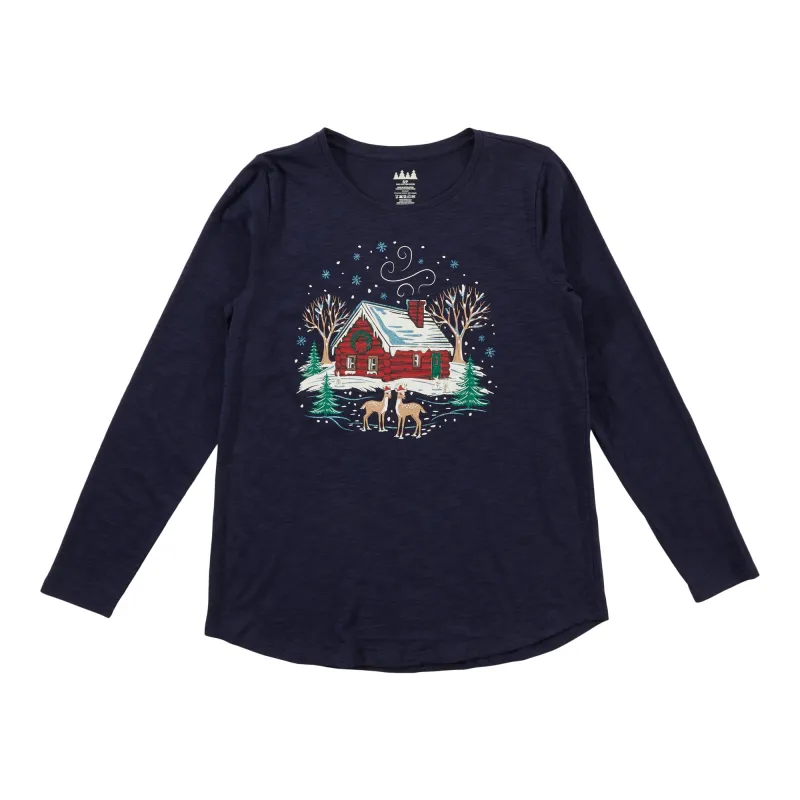 Comfy Cozy Women's Christmas Long Sleeve Top sold by Giant Tiger