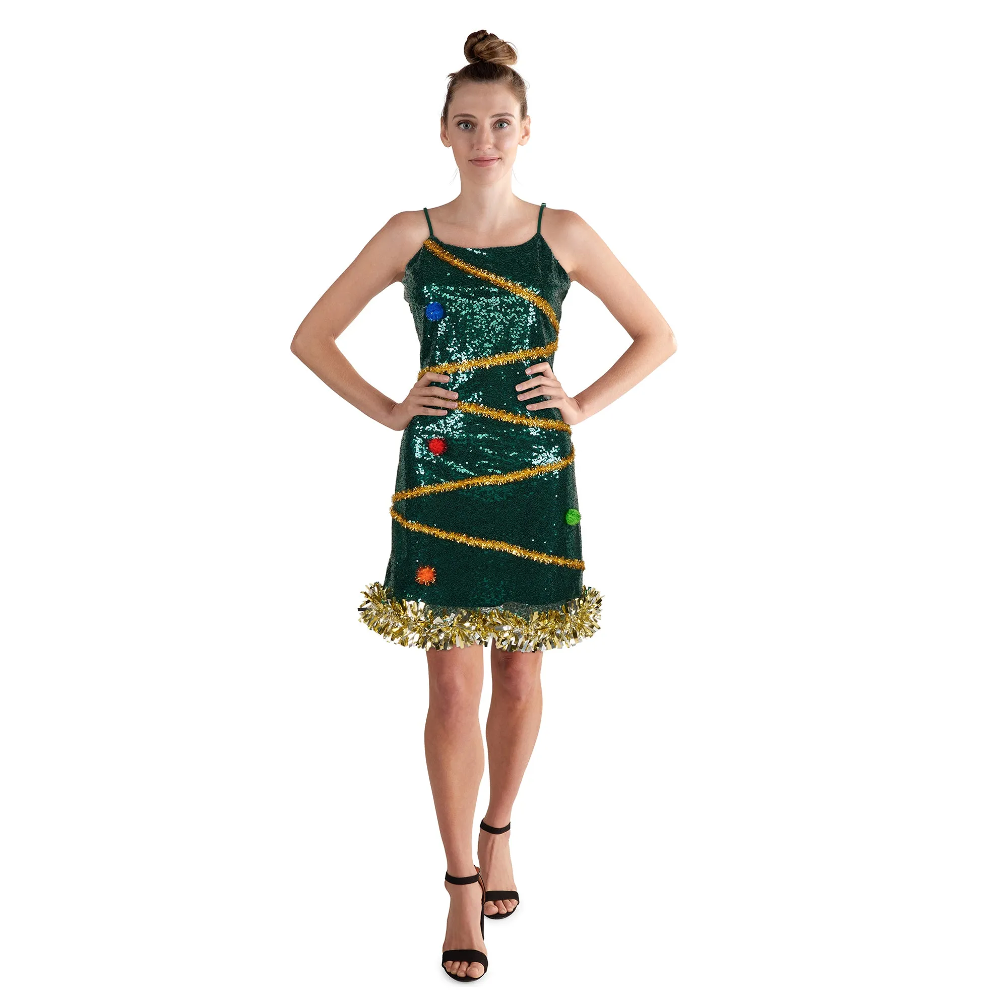 Comfy Cozy Women's Sequin Tinsel Dress sold by Giant Tiger