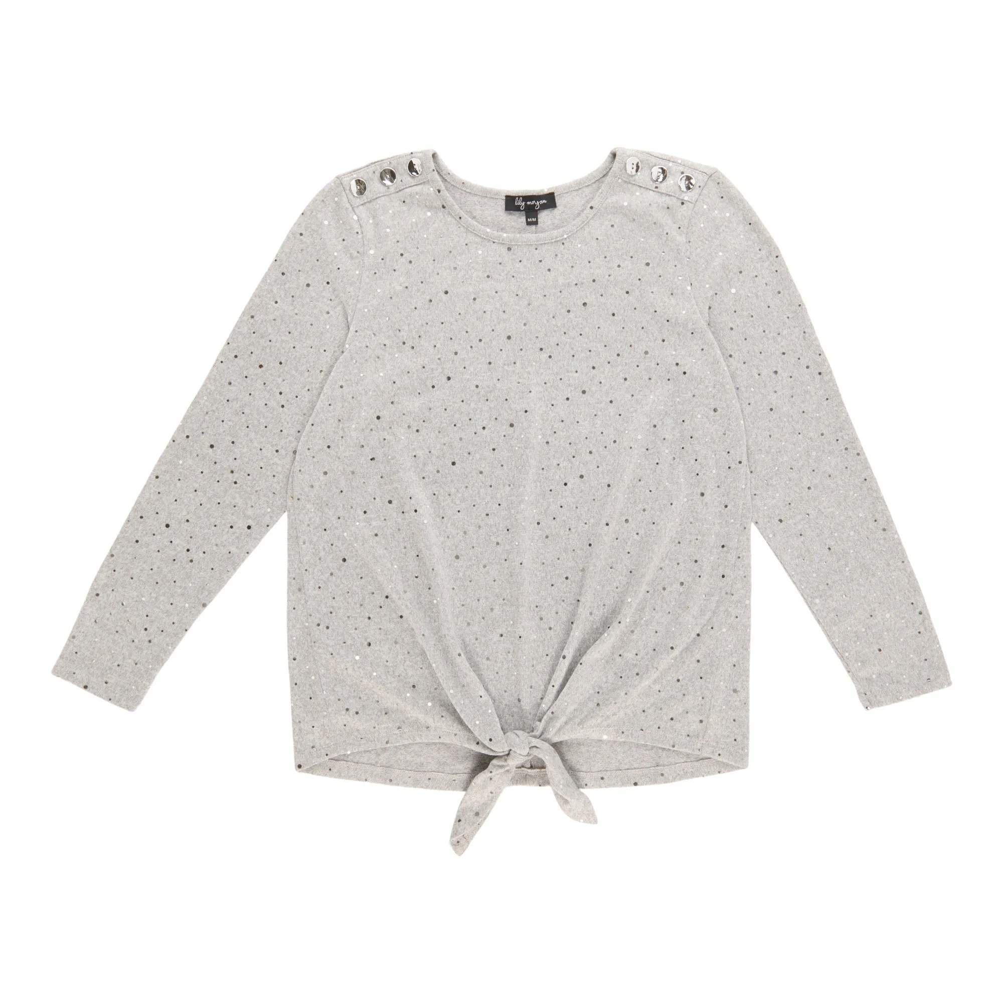 lily morgan Women's Tie Front Long Sleeve Top sold by Giant Tiger