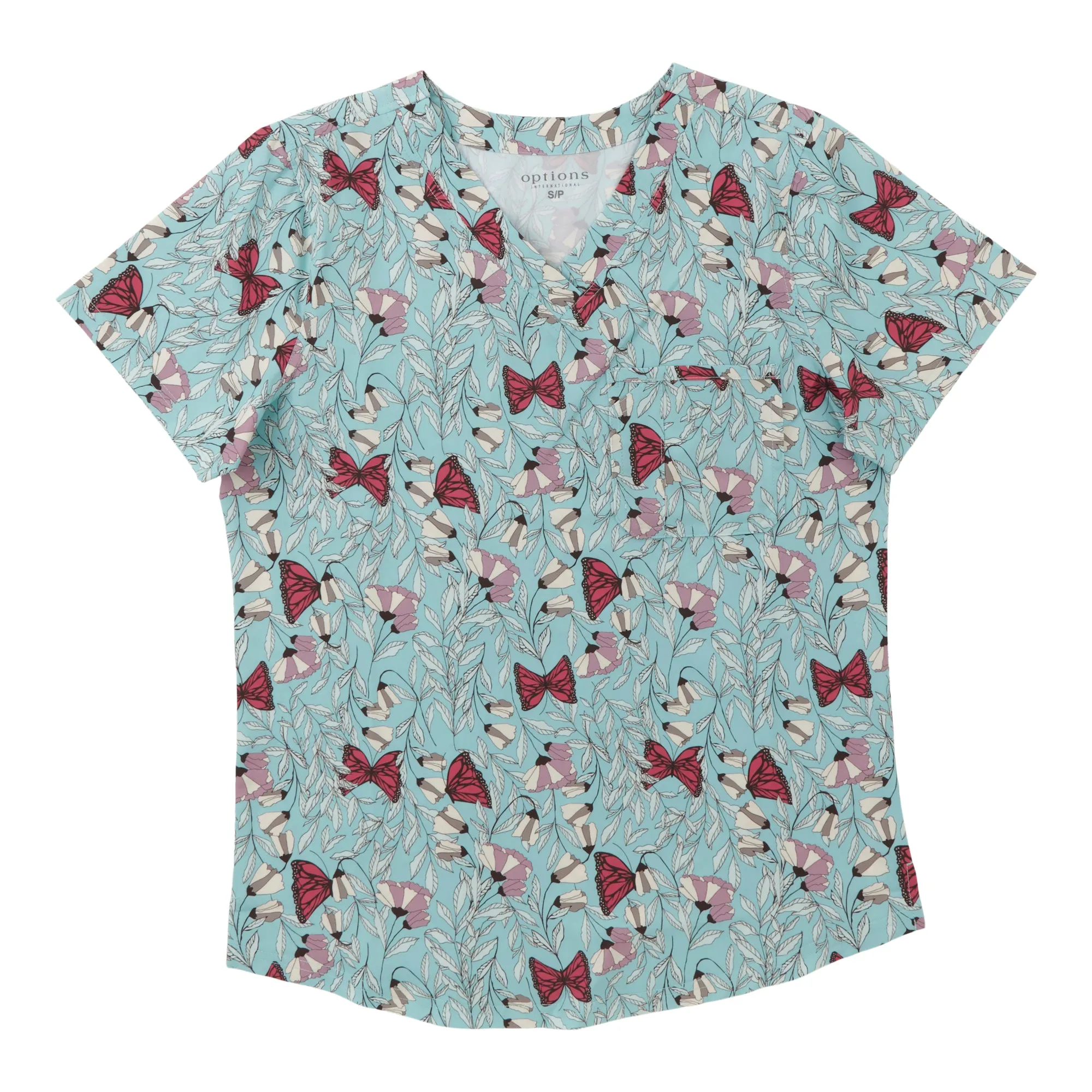 Options Women's Printed Scrub Top sold by Giant Tiger