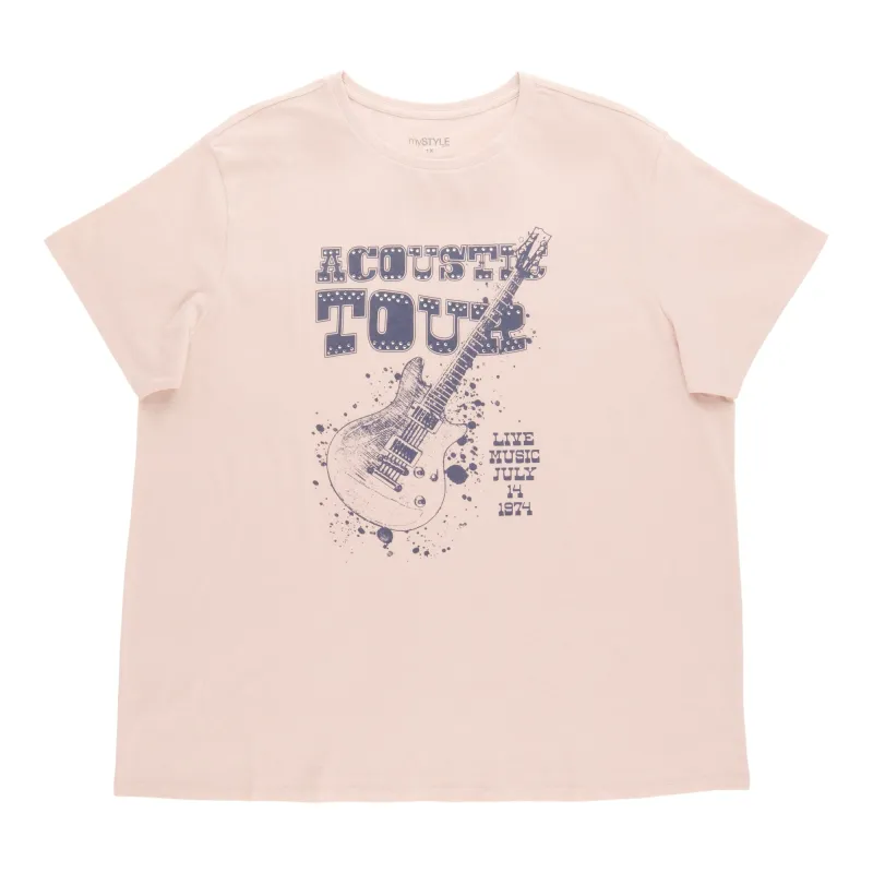 mySTYLE Women's Plus Embellished Tee sold by Giant Tiger