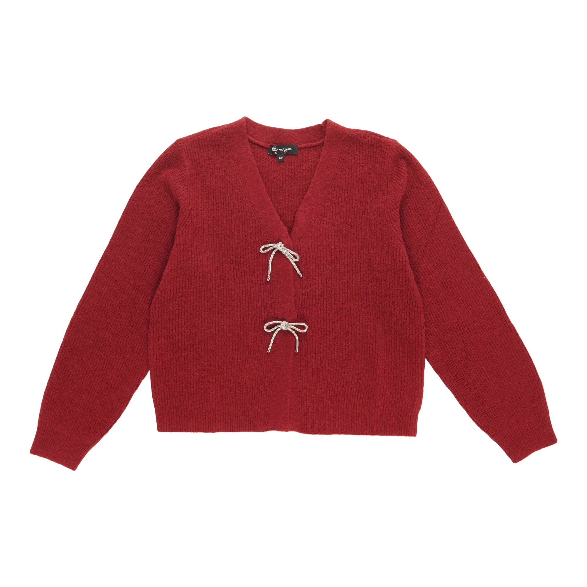 lily morgan Women's Rhinestone Bow Cardigan sold by Giant Tiger product image thumbnail 3