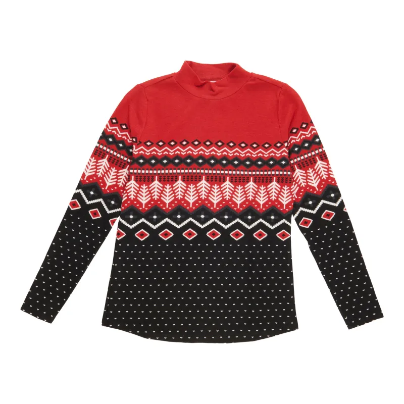 mySTYLE Women's Faie Isle Mock-Neck Sweater sold by Giant Tiger