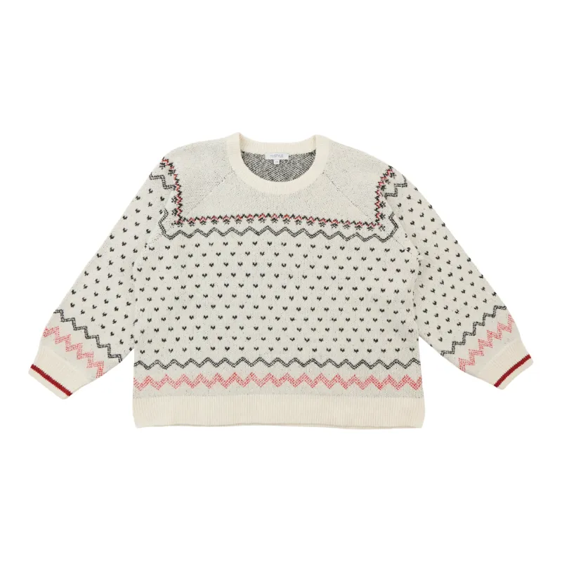 mySTYLE Women's Plus Faie Isle Sweater sold by Giant Tiger