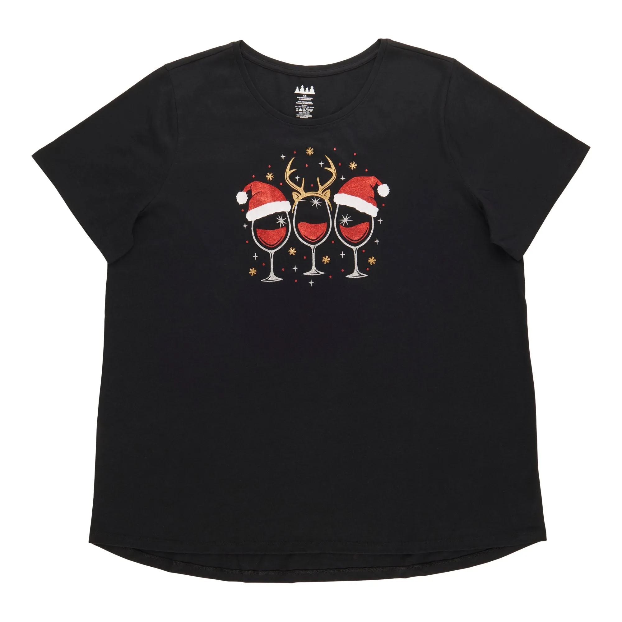 Comfy Cozy Women's Plus Christmas T-Shirt sold by Giant Tiger product image thumbnail 2