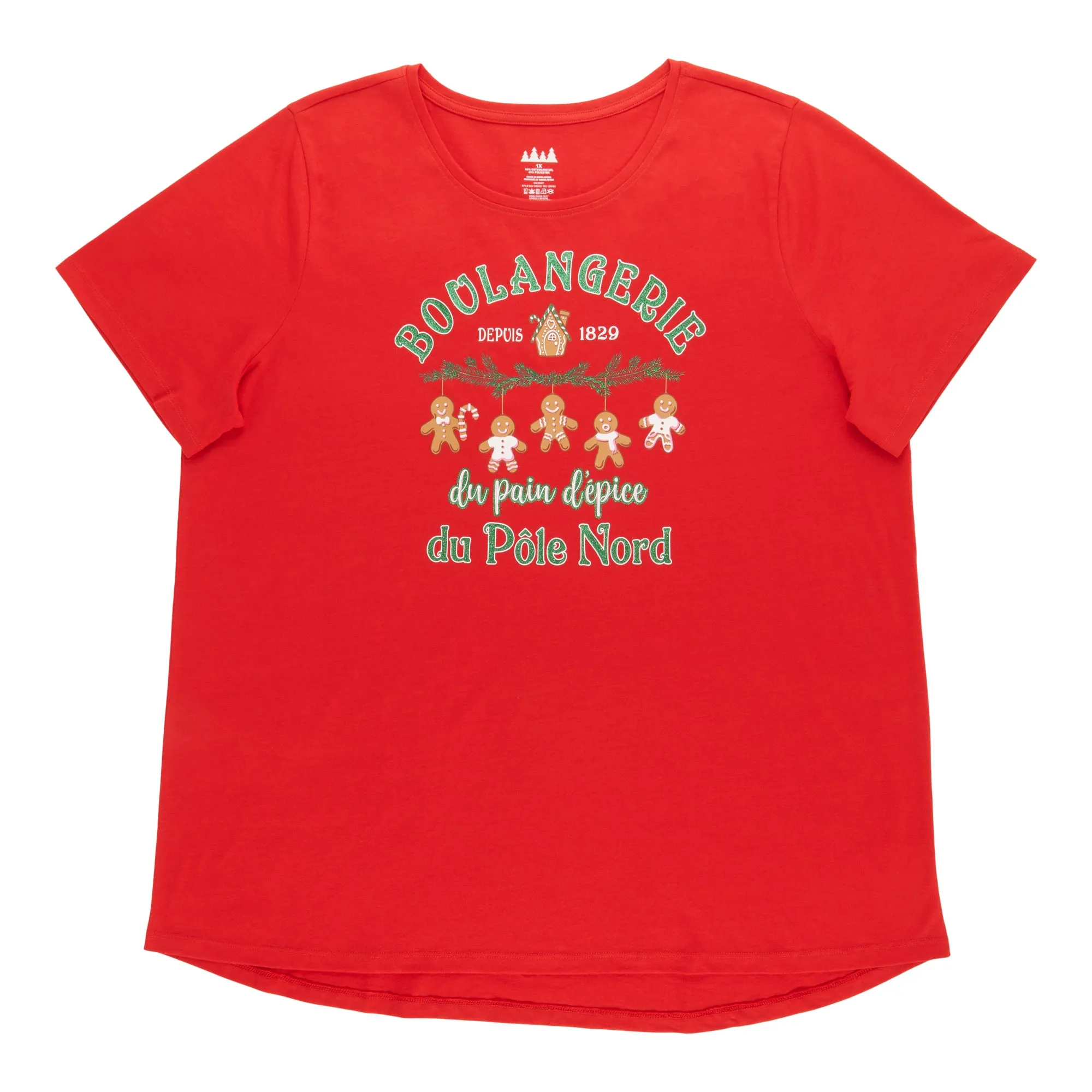 Comfy Cozy Women's Plus Christmas T-Shirt sold by Giant Tiger product image thumbnail 4