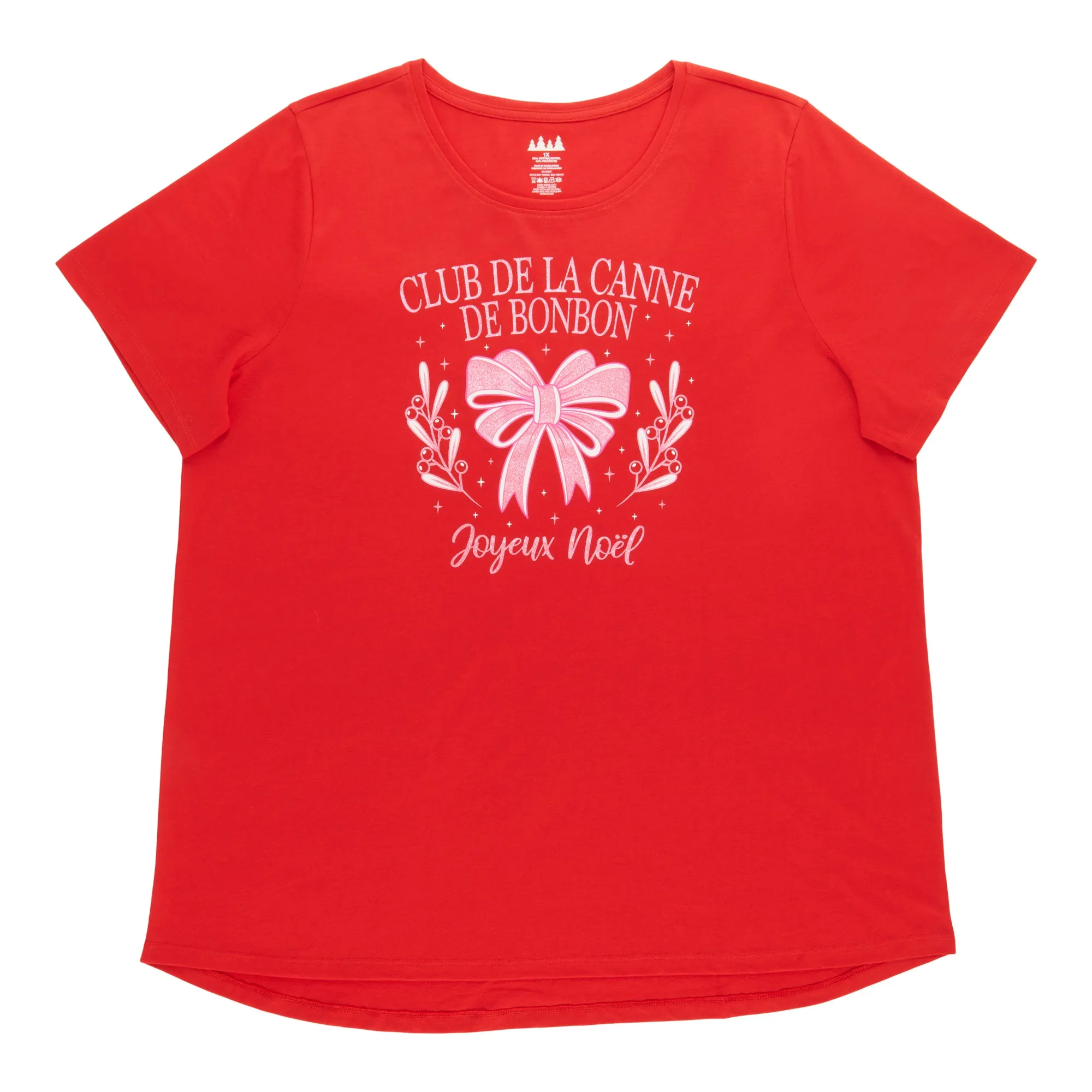 Comfy Cozy Women's Plus Christmas T-Shirt sold by Giant Tiger product image thumbnail 5