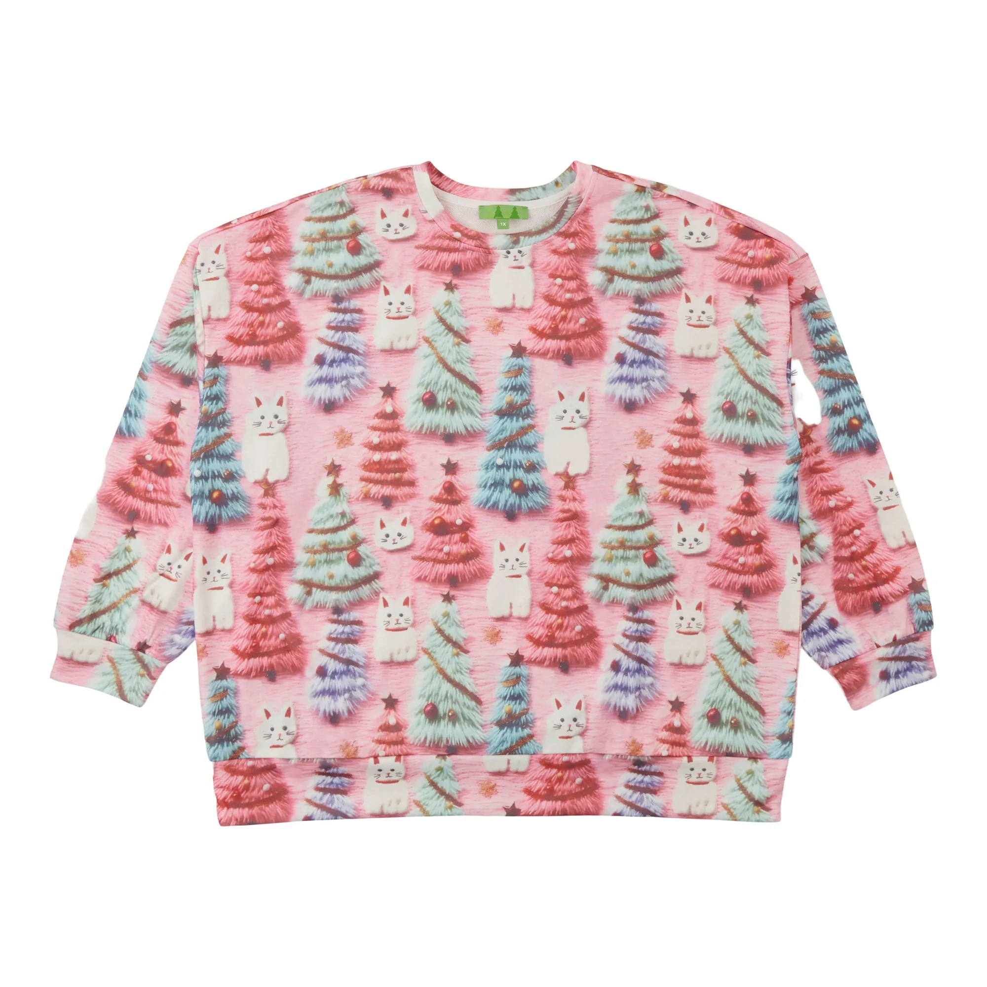 Comfy Cozy Women's Plus 3D Kitschy Christmas Top sold by Giant Tiger product image thumbnail 4