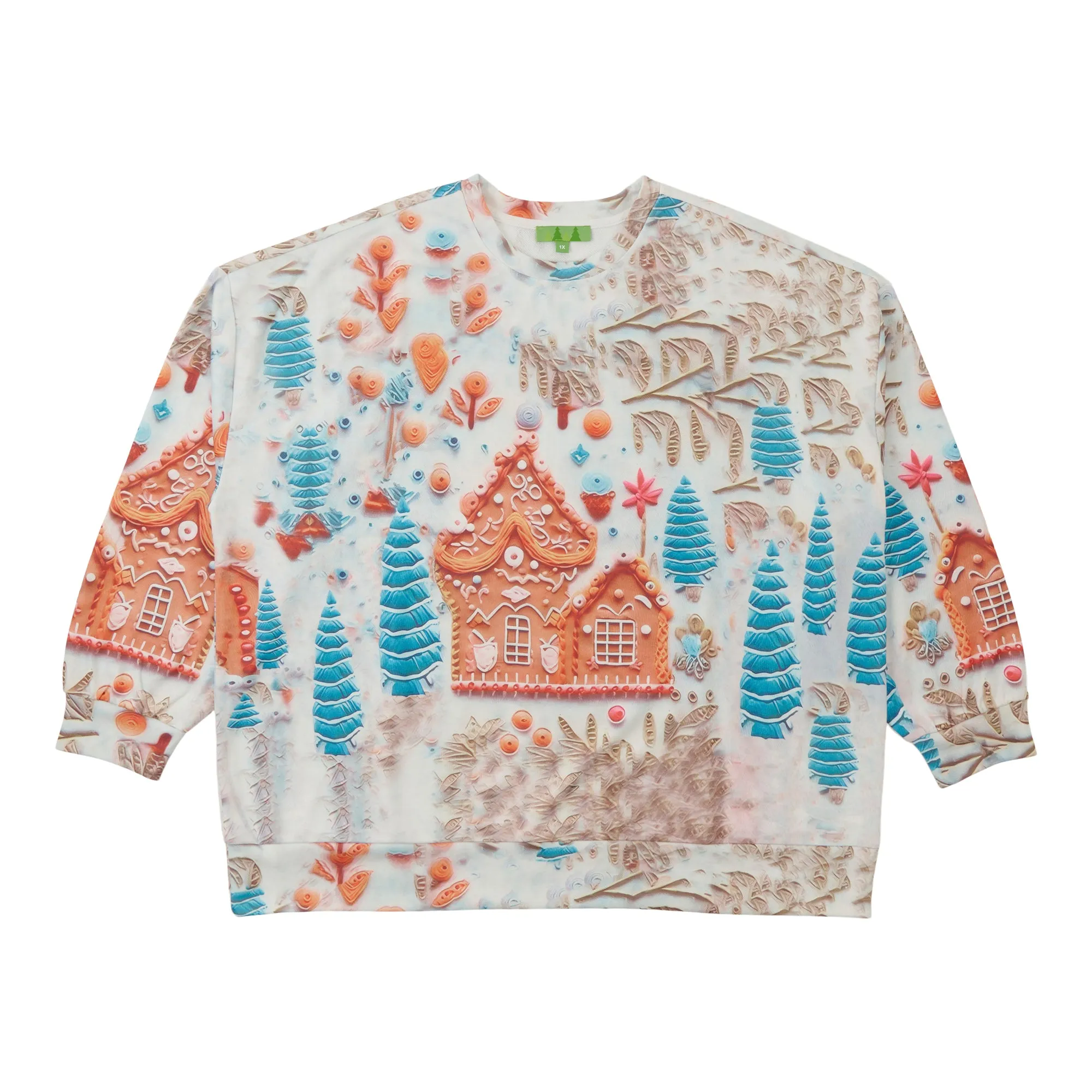 Comfy Cozy Women's Plus 3D Kitschy Christmas Top sold by Giant Tiger