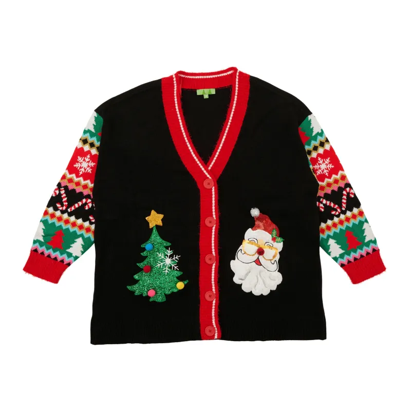 Comfy Cozy Women's Plus Christmas Cardigan sold by Giant Tiger