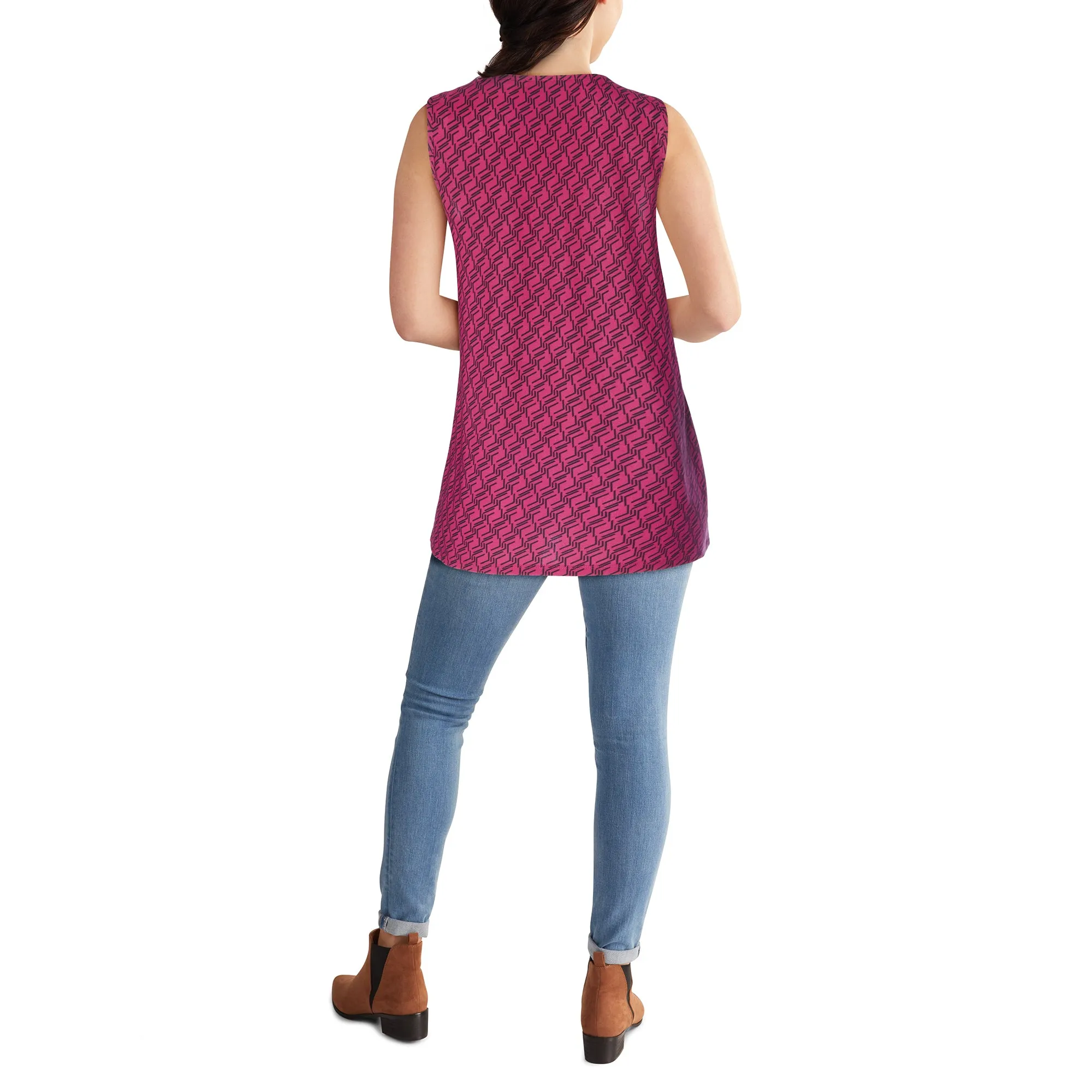 lily morgan Women's Trendsetters Printed Tunic Camisole sold by Giant Tiger product image thumbnail 4