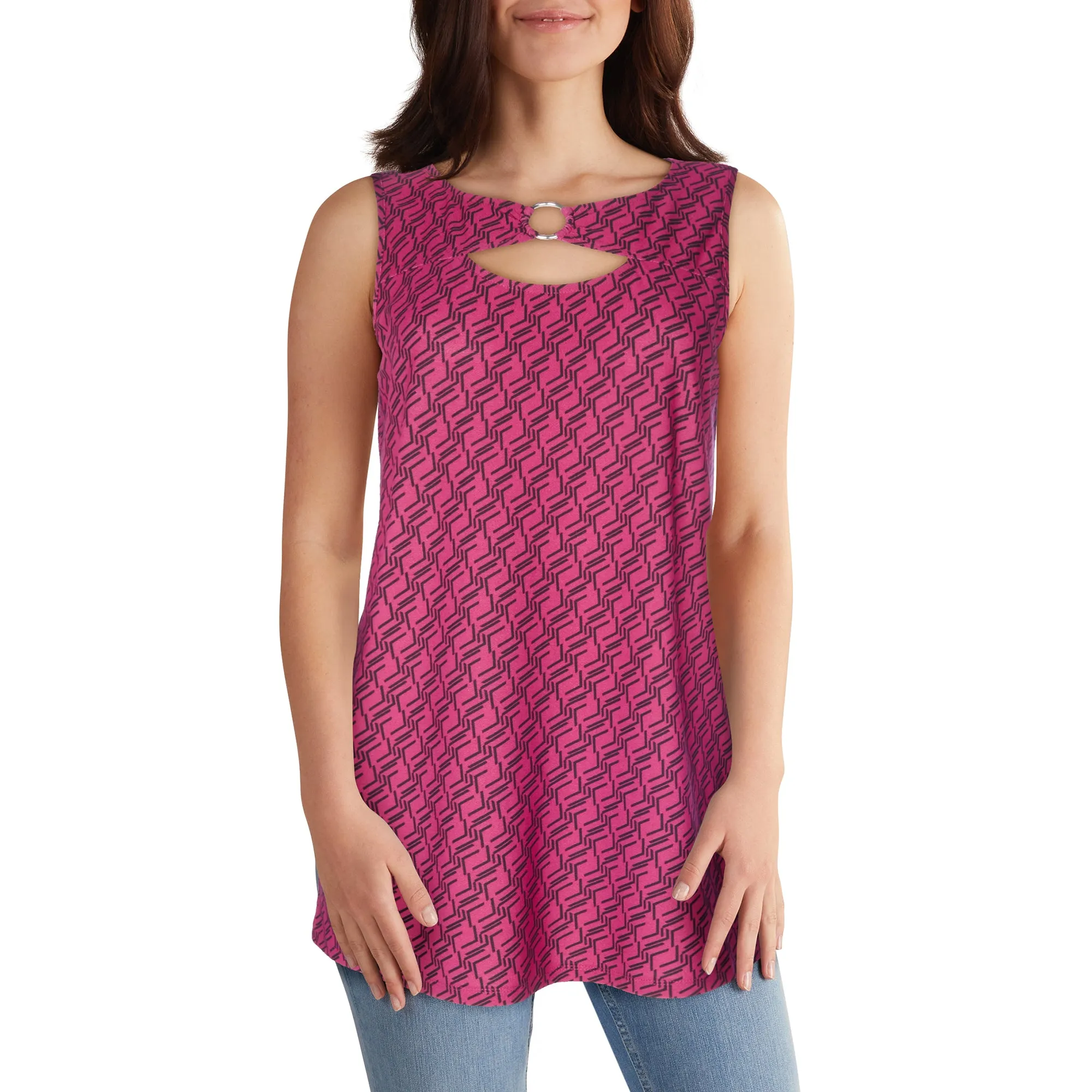 lily morgan Women's Trendsetters Printed Tunic Camisole sold by Giant Tiger product image thumbnail 3