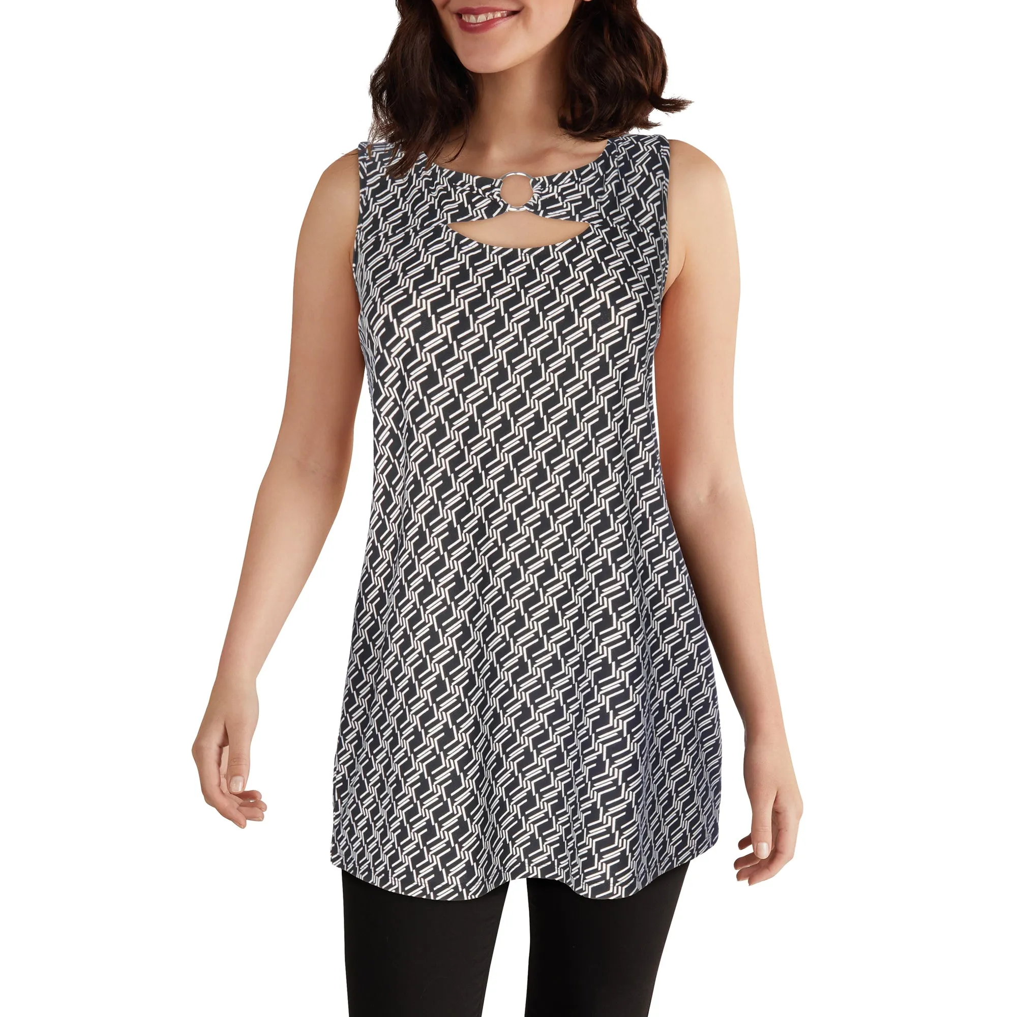 lily morgan Women's Trendsetters Printed Tunic Camisole sold by Giant Tiger