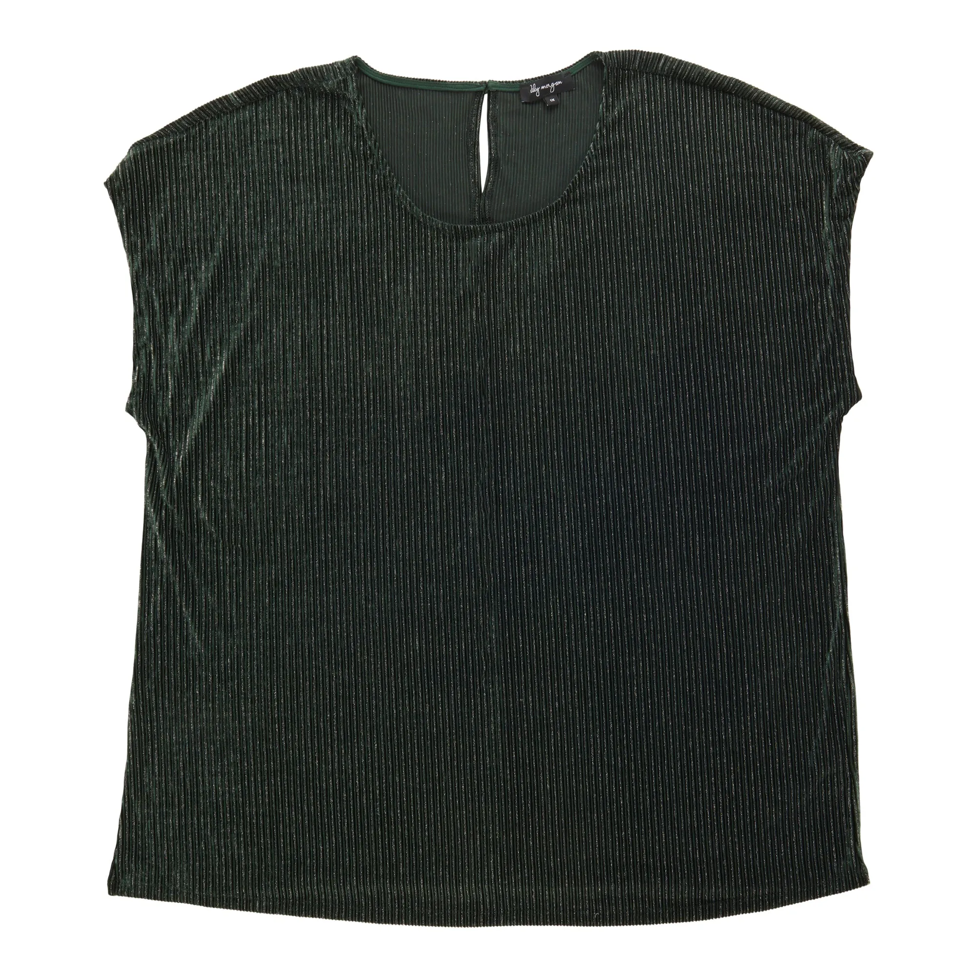 lily morgan Women's Plus Velvet Short Sleeve Top sold by Giant Tiger product image thumbnail 3