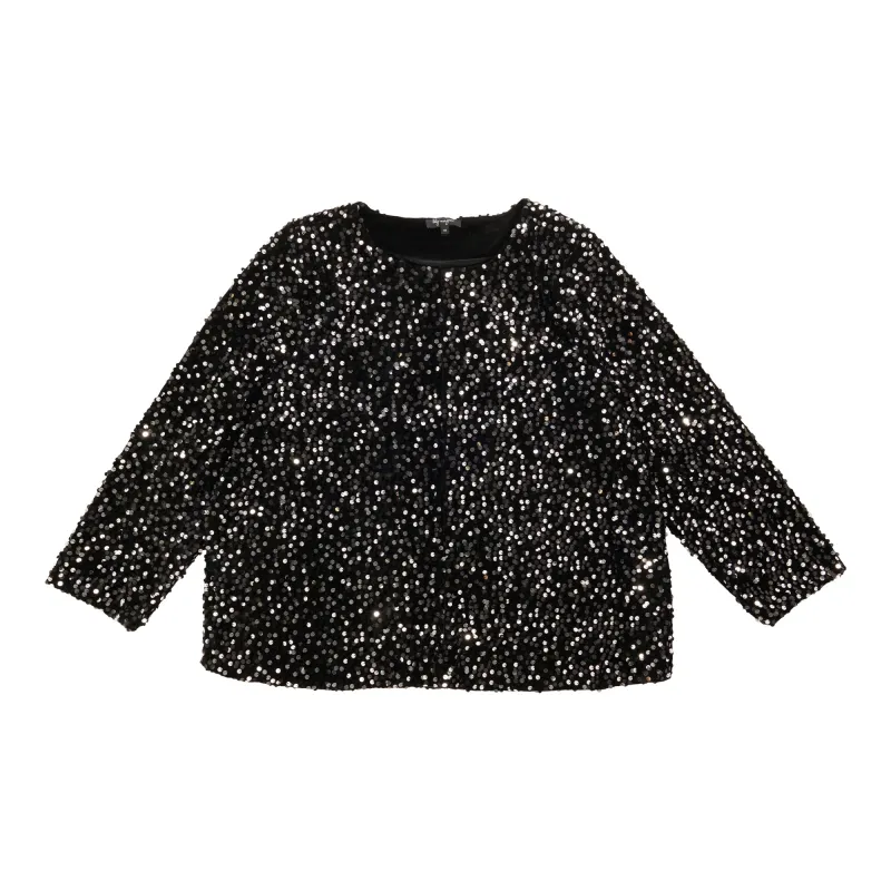 lily morgan Women's Plus Velvet Sequin Jacket sold by Giant Tiger