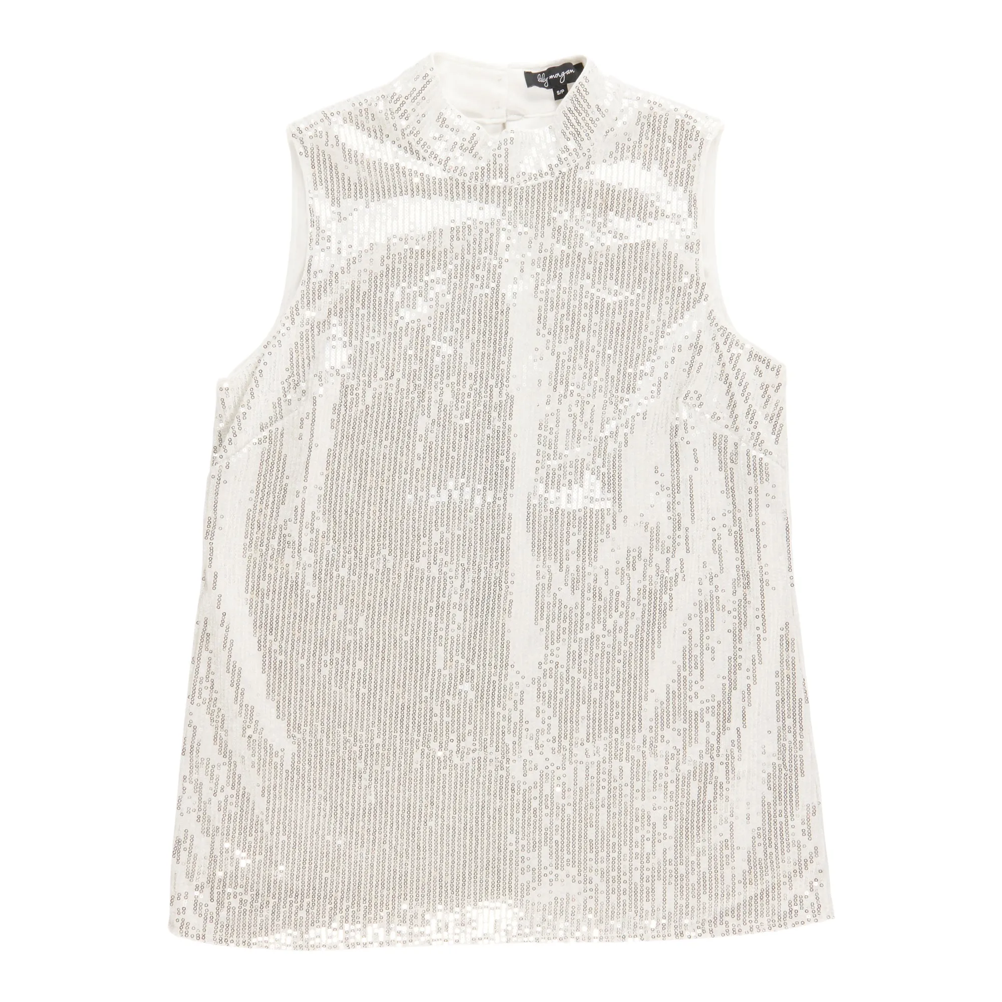 lily morgan Women's Velvet Sequin Mock Neck Camisole sold by Giant Tiger product image thumbnail 2