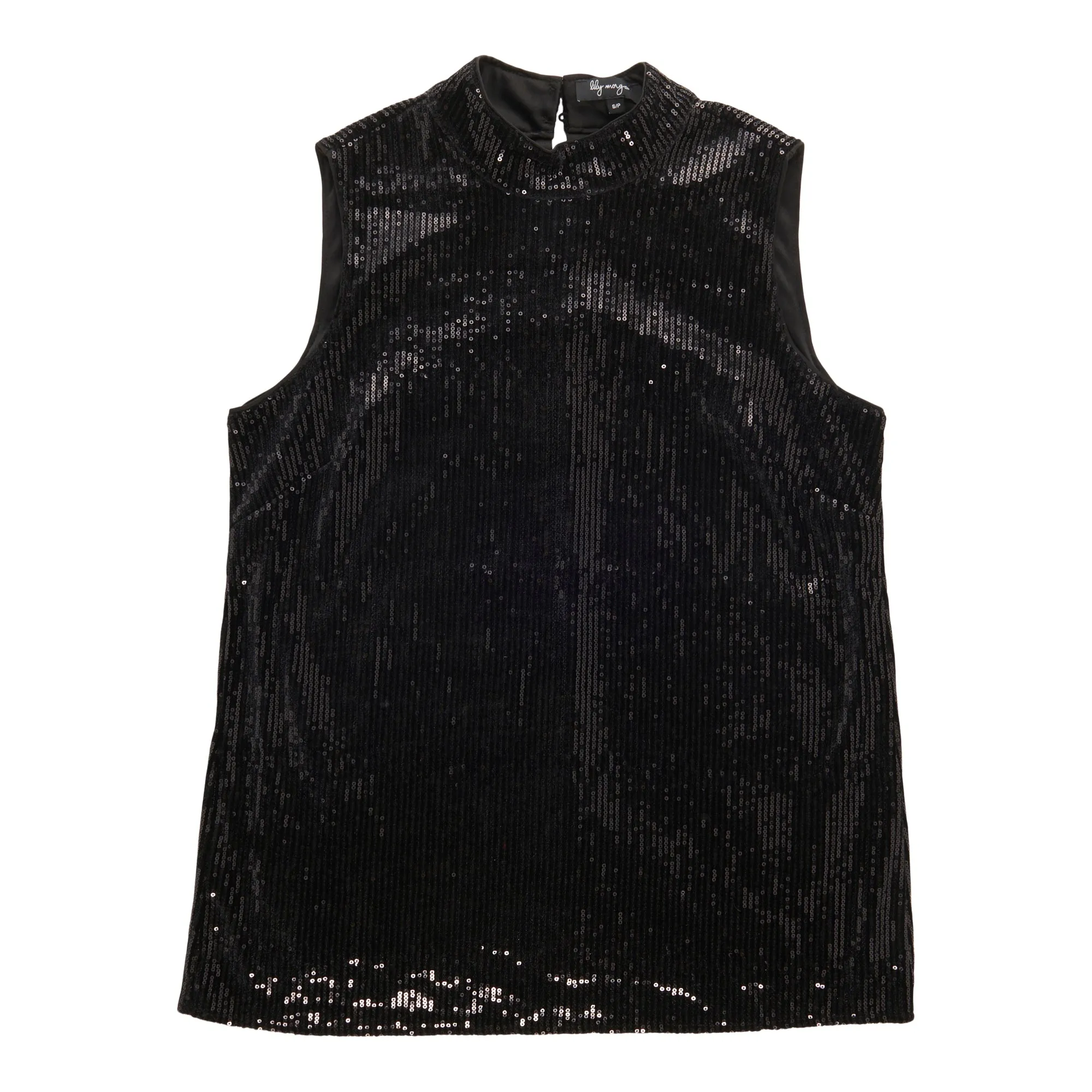 lily morgan Women's Velvet Sequin Mock Neck Camisole sold by Giant Tiger