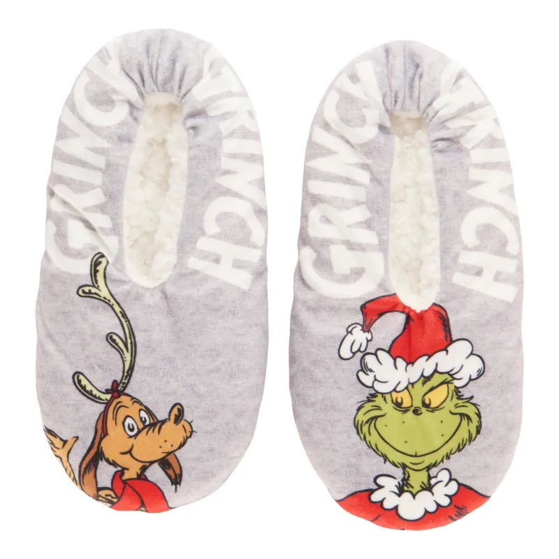 Women's Licensed Grinch Slippers sold by Giant Tiger
