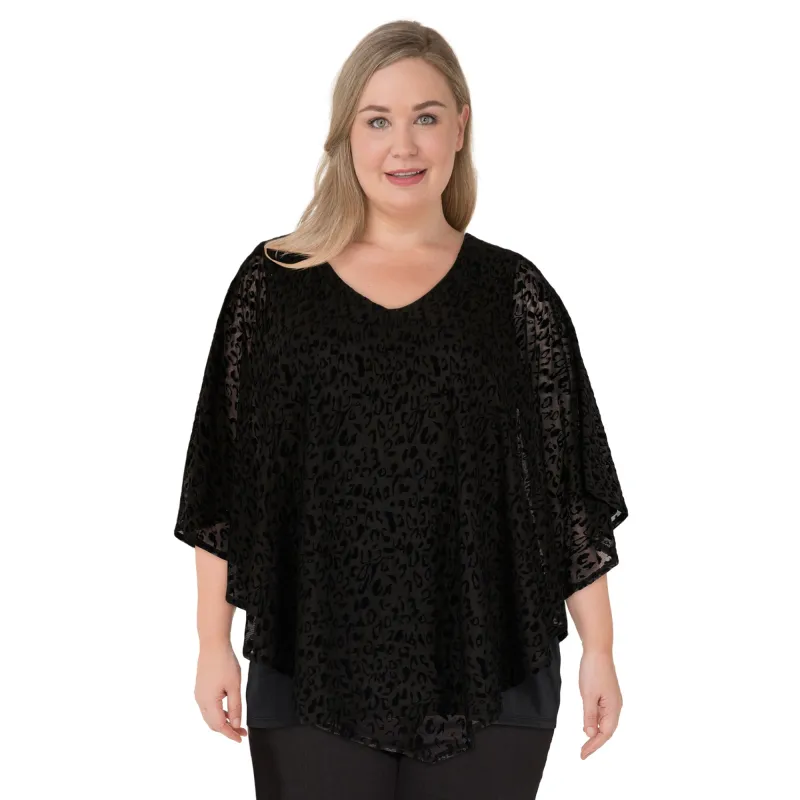lily morgan Women's Plus Chiffon Top sold by Giant Tiger