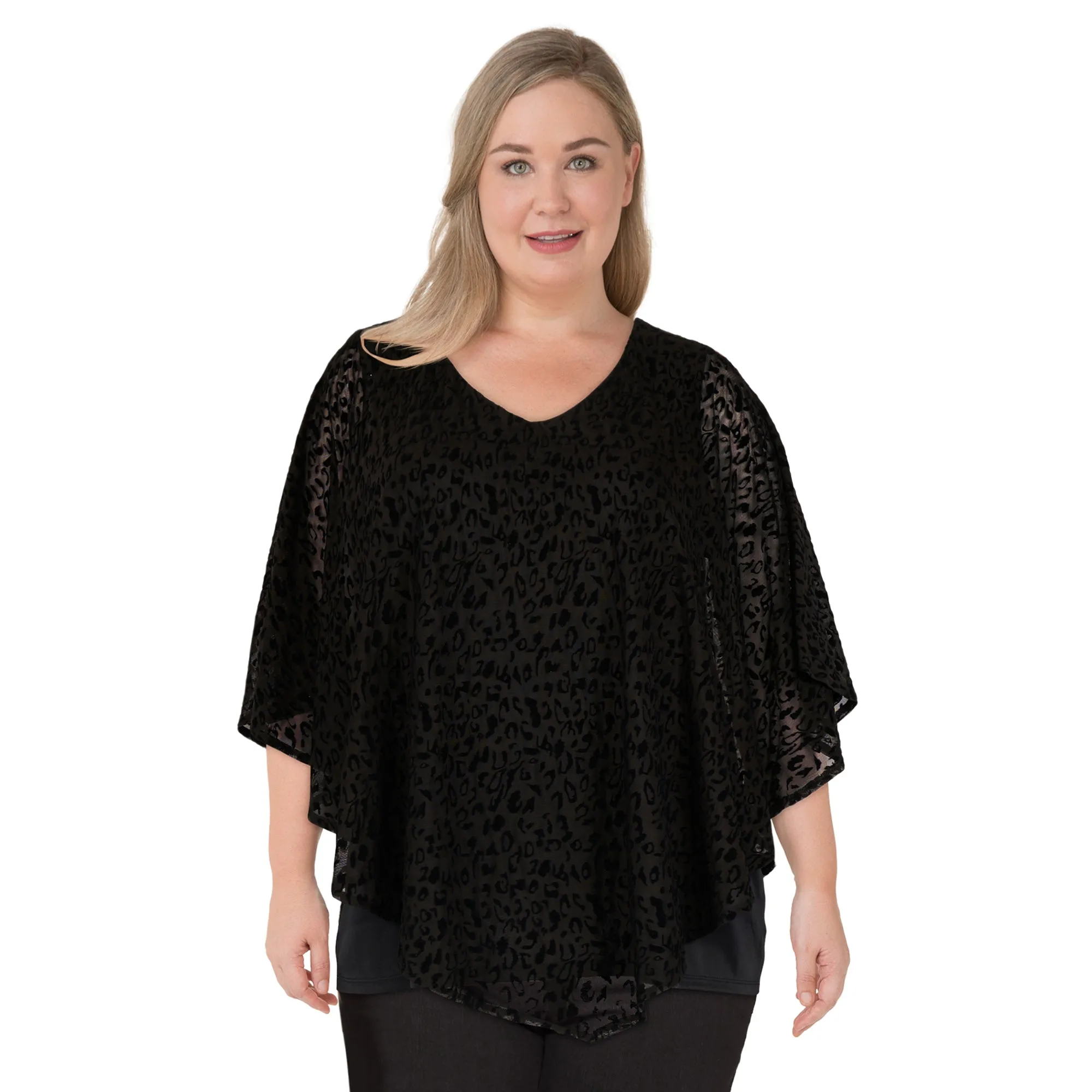 lily morgan Women's Plus Chiffon Top sold by Giant Tiger