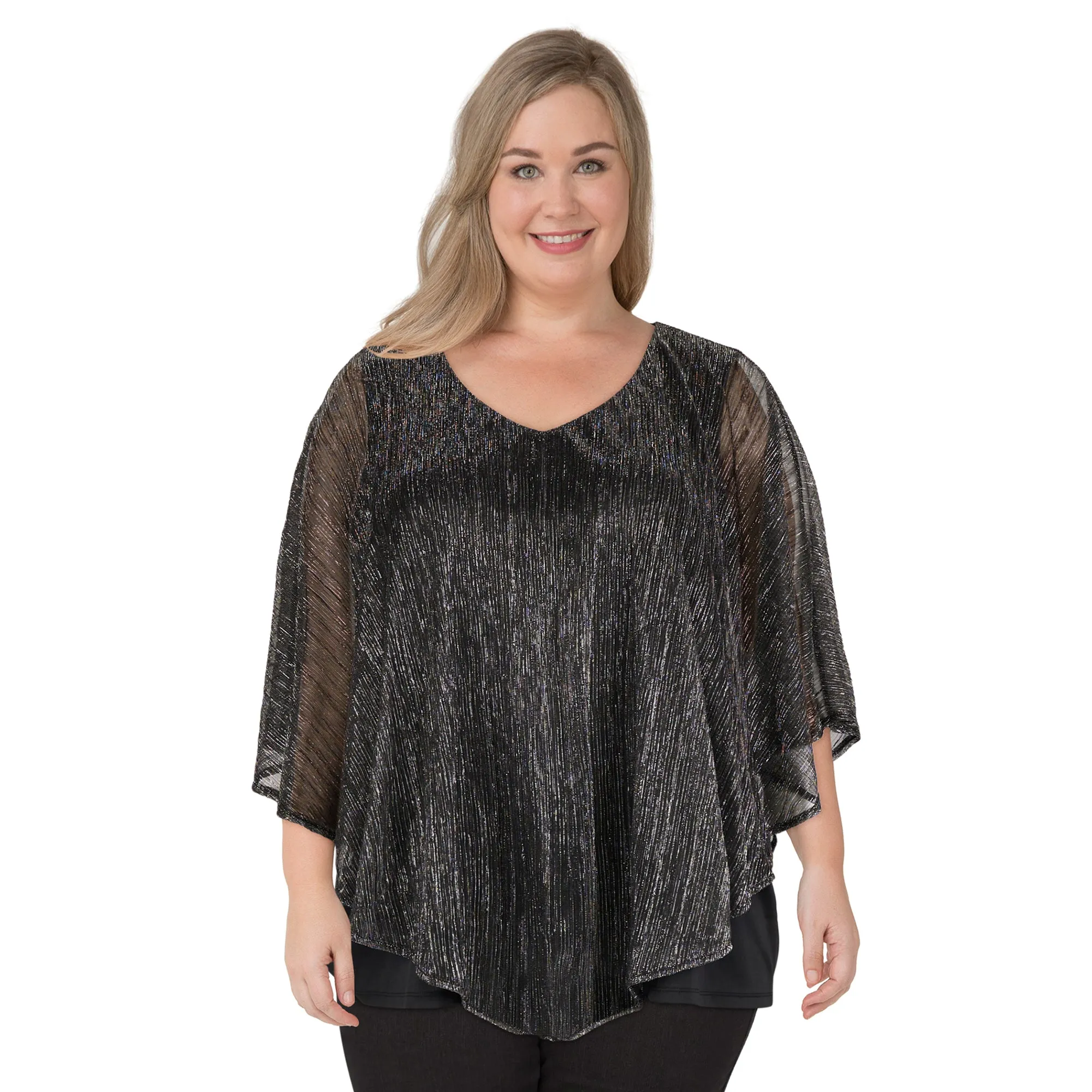 lily morgan Women's Plus Chiffon Top sold by Giant Tiger product image thumbnail 2