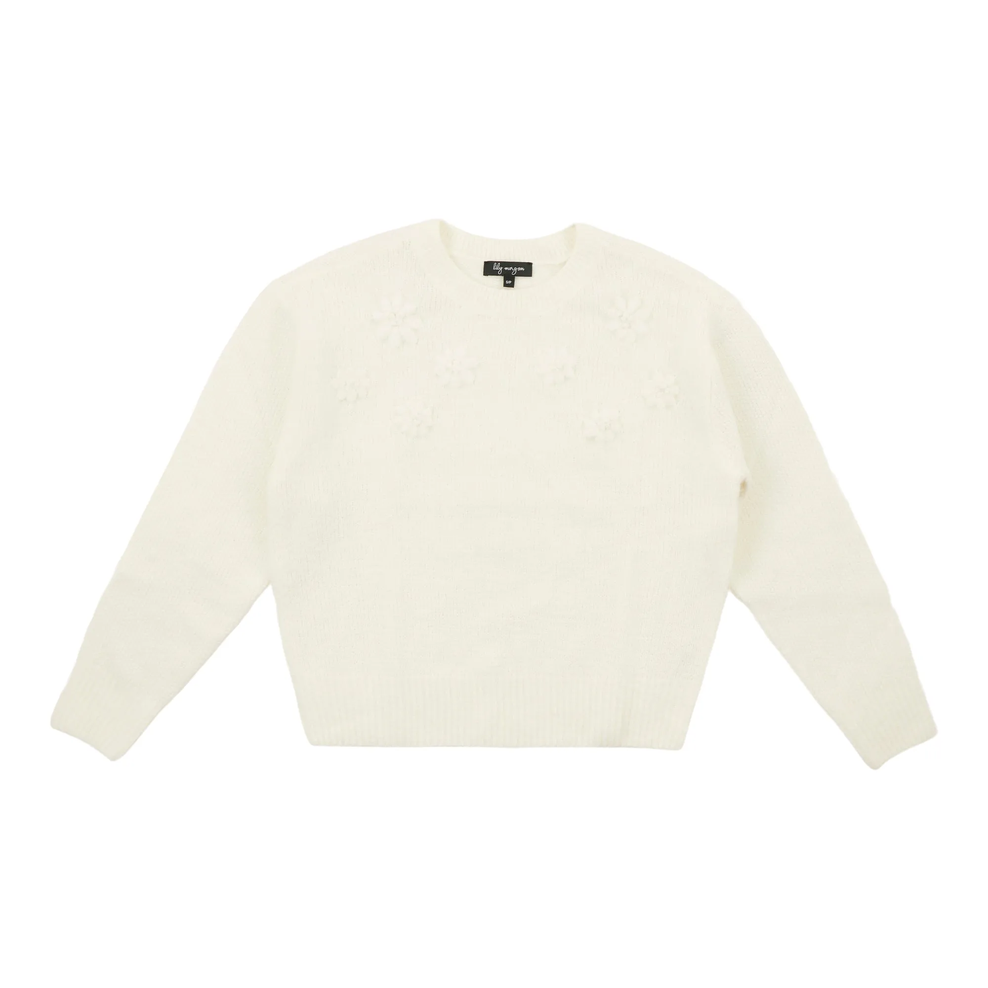 lily morgan Women's Embroidered Flower Sweater sold by Giant Tiger product image thumbnail 2