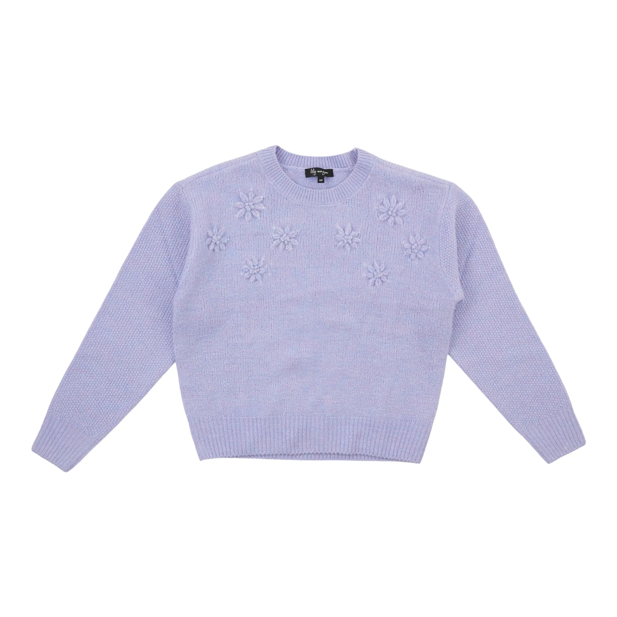 lily morgan Women's Embroidered Flower Sweater sold by Giant Tiger