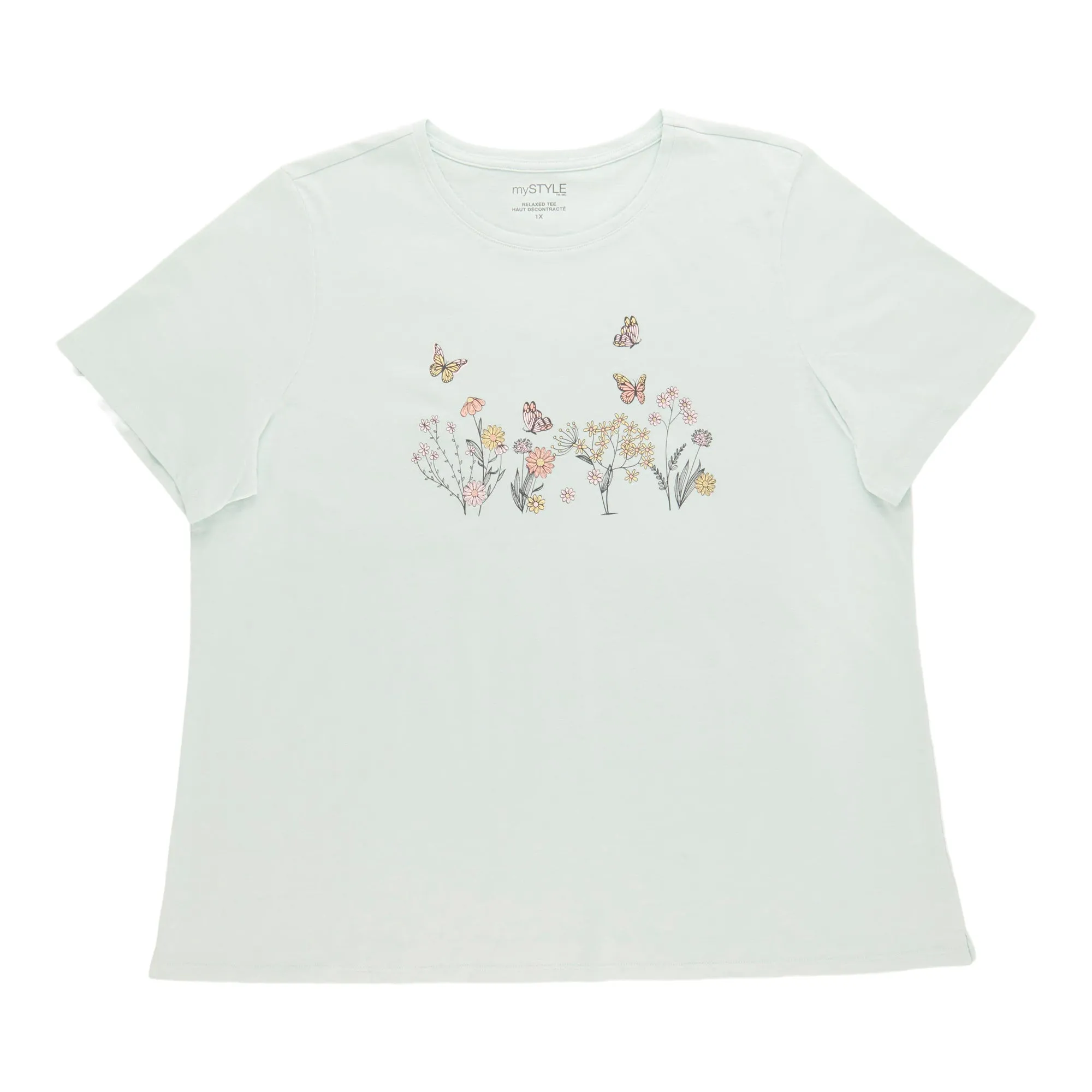 mySTYLE Women's Plus Crew Neck T-Shirt sold by Giant Tiger product image thumbnail 2