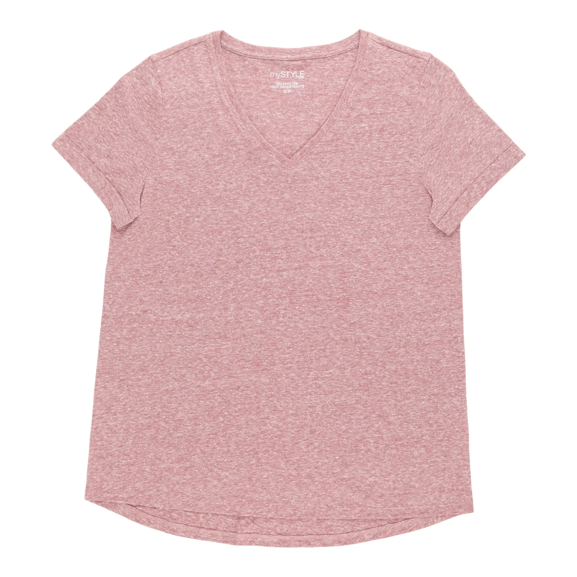 mySTYLE Women's Relaxed V-Neck Tee sold by Giant Tiger product image thumbnail 2
