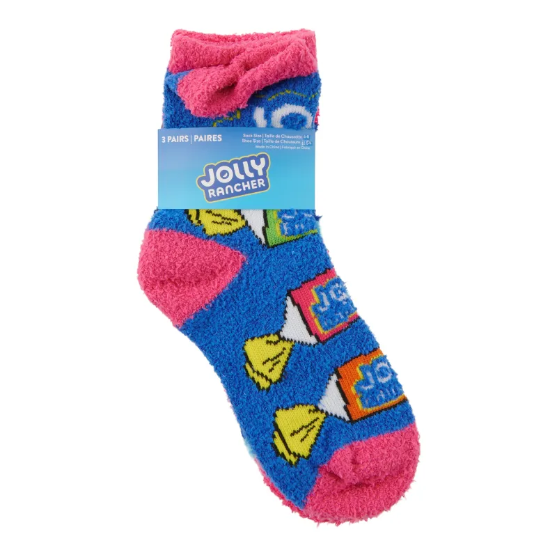 Women's Licensed Candy Cozy Crew Socks, 3-Pack sold by Giant Tiger