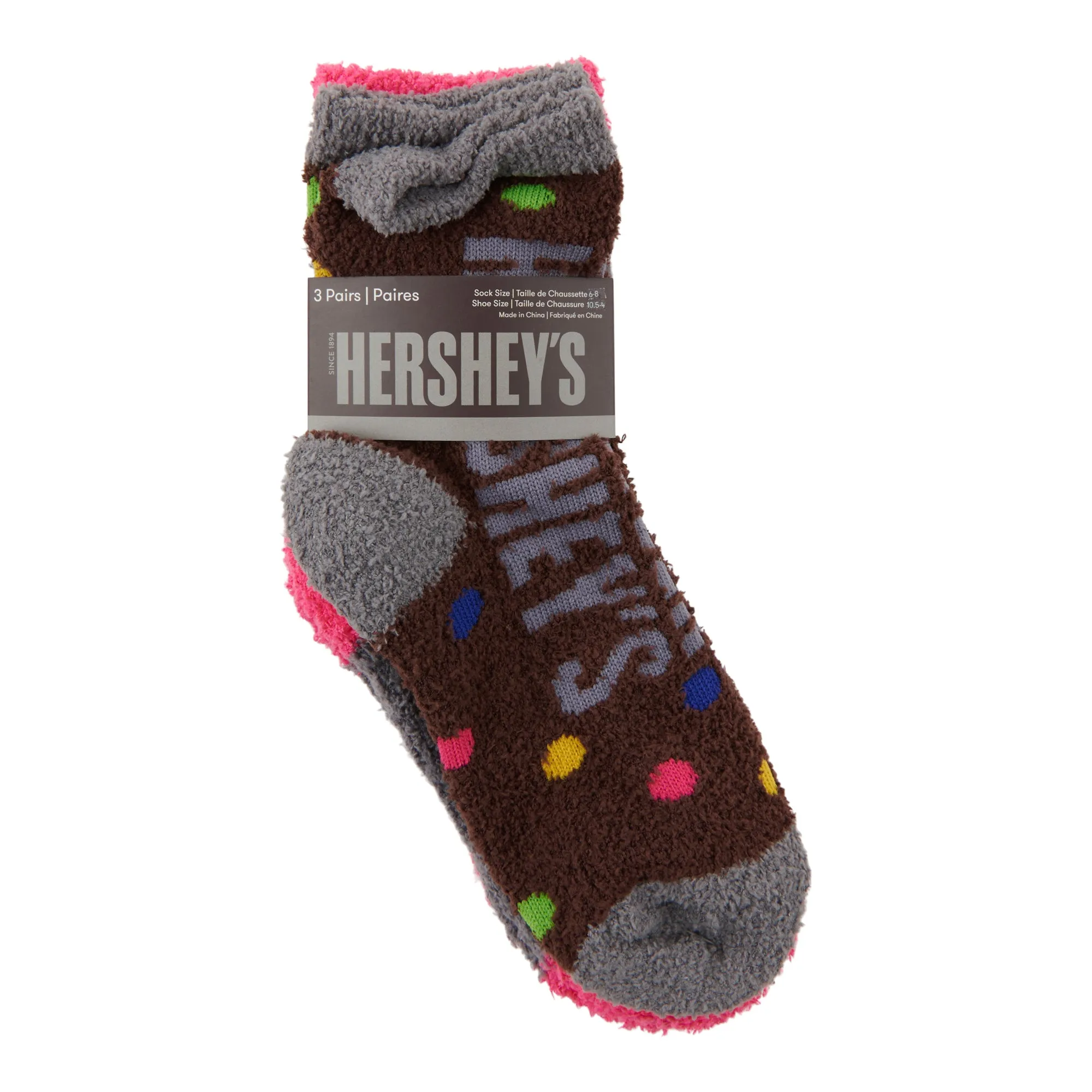 Women's Licensed Candy Cozy Crew Socks, 3-Pack sold by Giant Tiger product image thumbnail 3