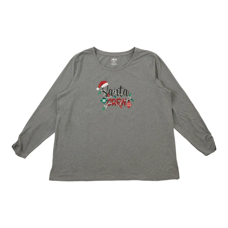 Comfy Cozy Women's Plus Long Sleeve Christmas Top sold by Giant Tiger