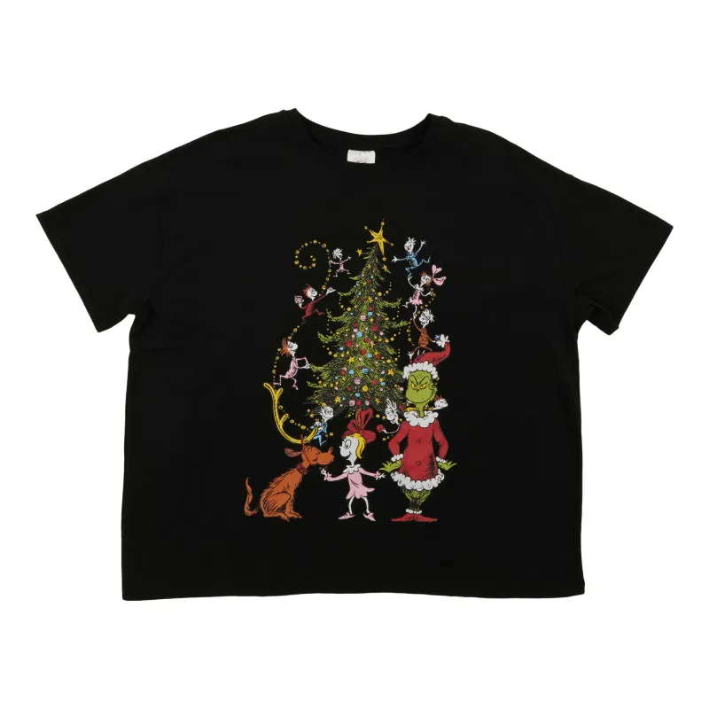 Women's Plus Licensed Grinch Boyfriend T-Shirt sold by Giant Tiger