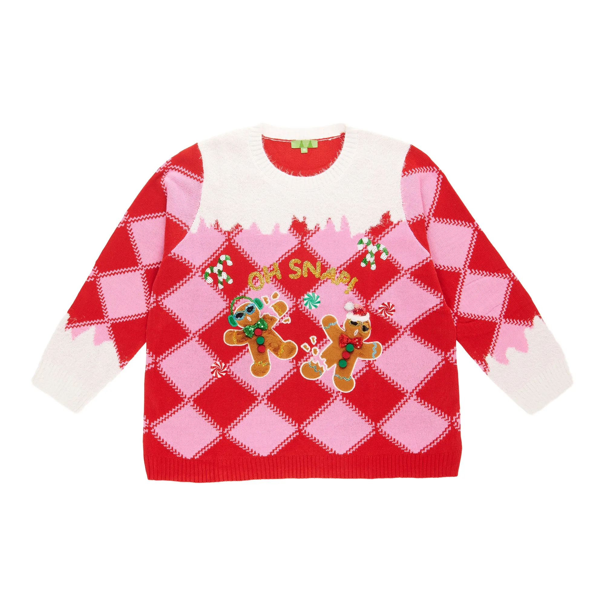 Comfy Cozy Women's Plus Christmas Sweater sold by Giant Tiger product image thumbnail 2
