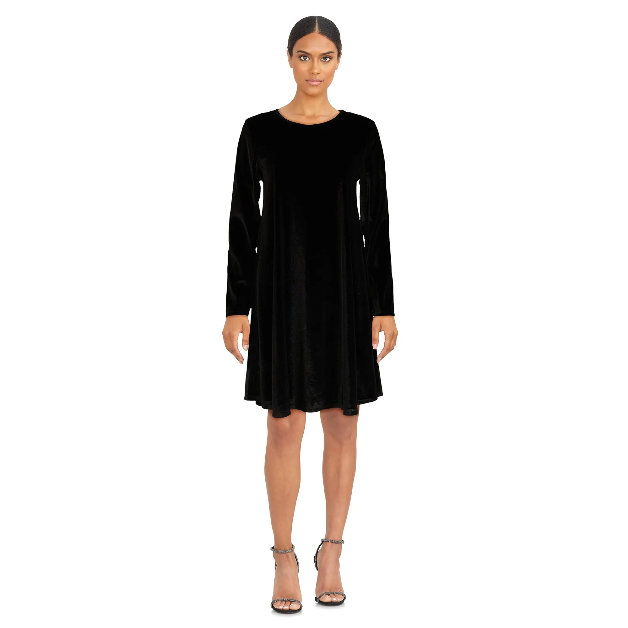 lily morgan Women's Velvet A-Line Dress sold by Giant Tiger