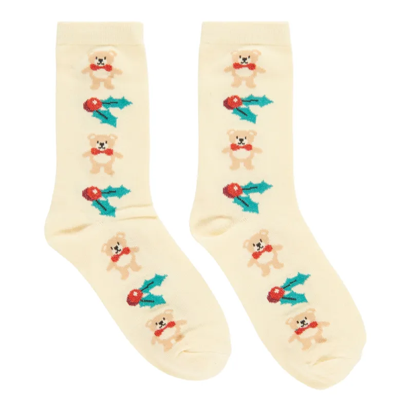 Comfy Cozy Women's Christmas Crew Socks sold by Giant Tiger