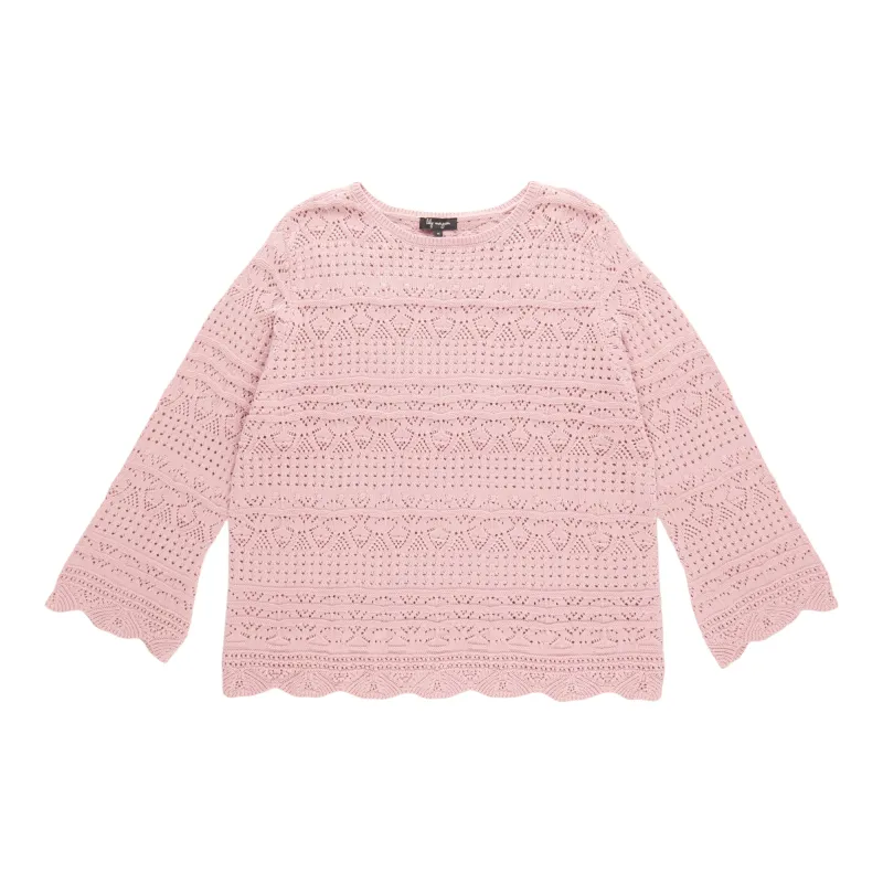 lily morgan Women's Plus Bell Sleeve Sweater sold by Giant Tiger