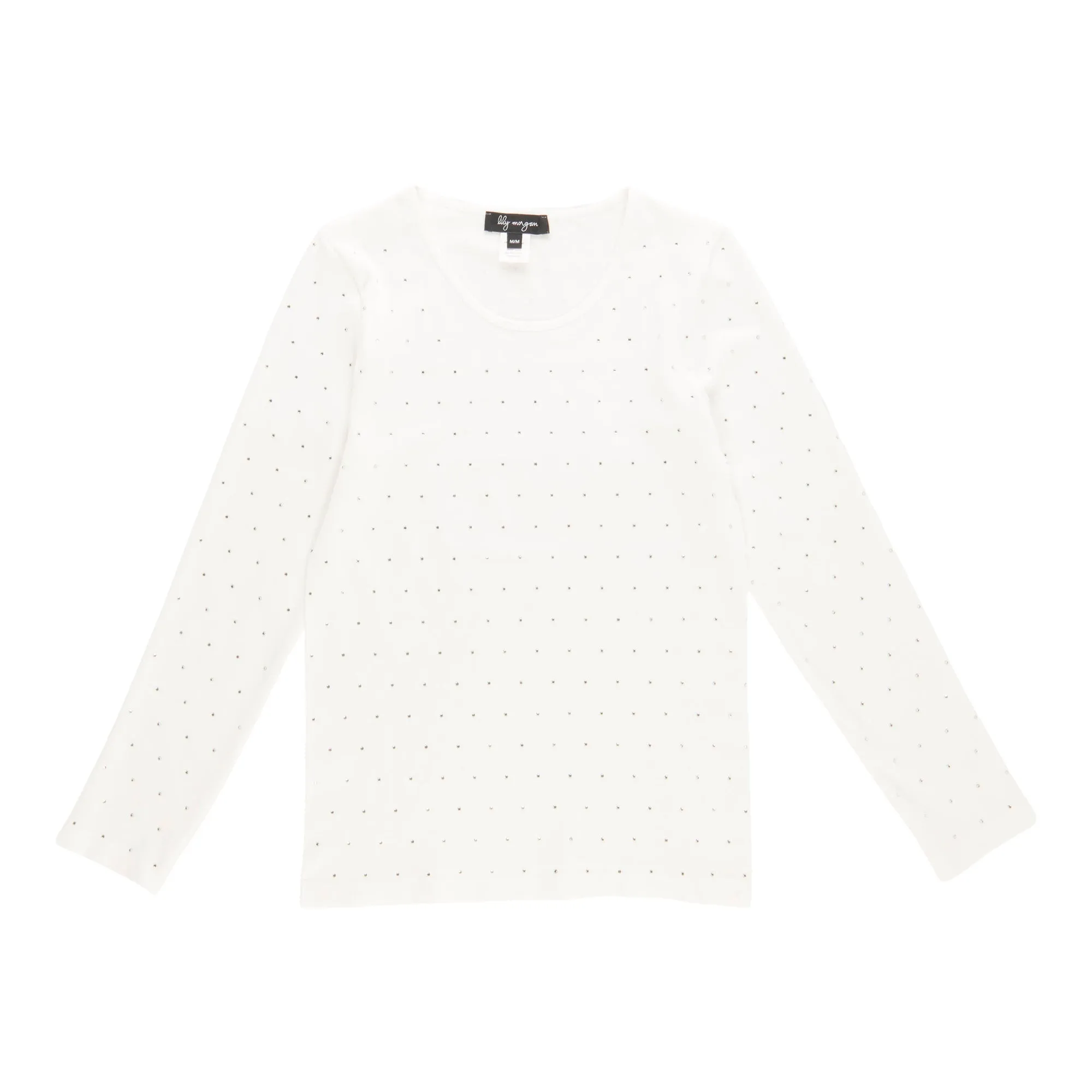 lily morgan Women's Rhinestone Long Sleeve Top sold by Giant Tiger product image thumbnail 2