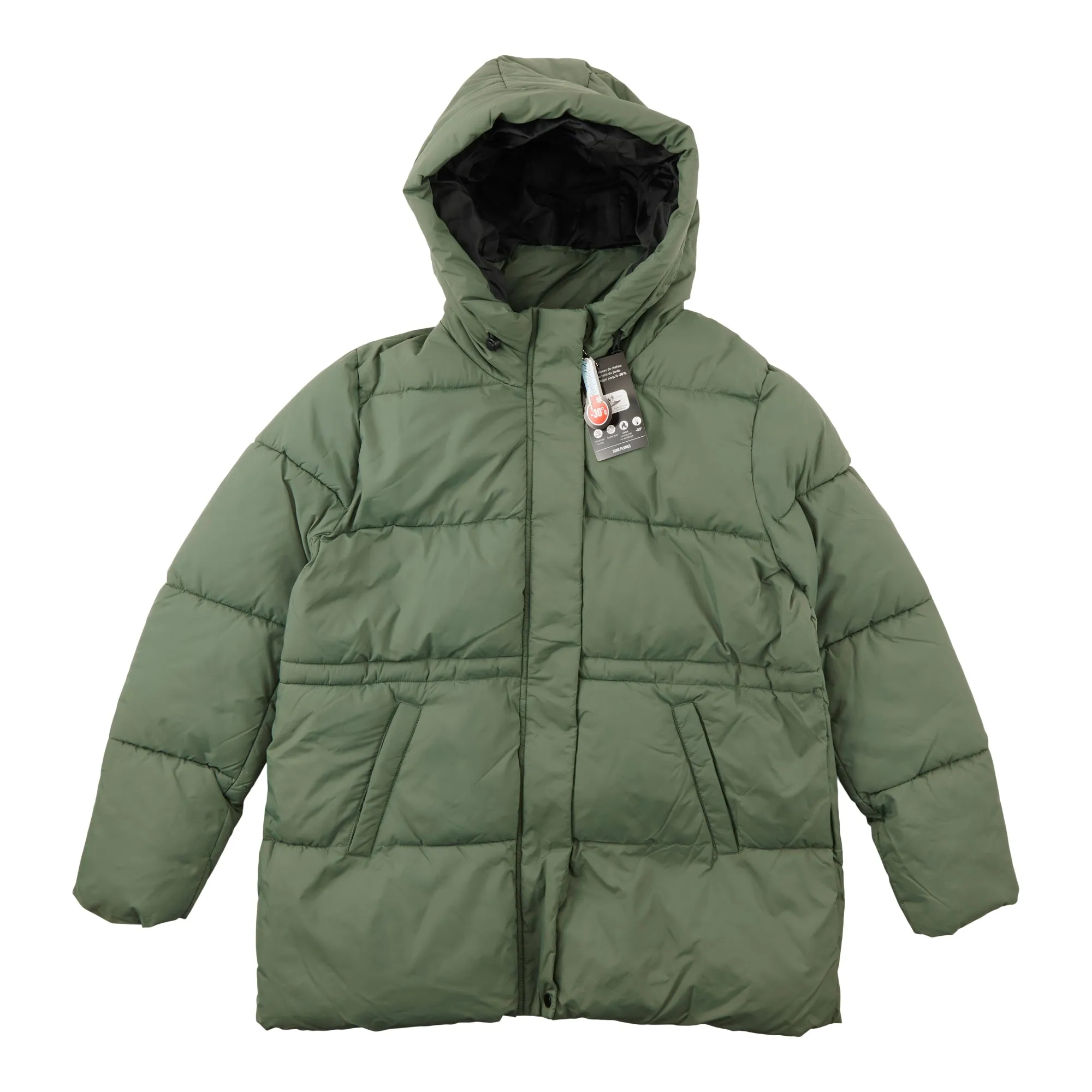 mySTYLE Women's Plus Double Zip Parka, -30°C sold by Giant Tiger product image thumbnail 2