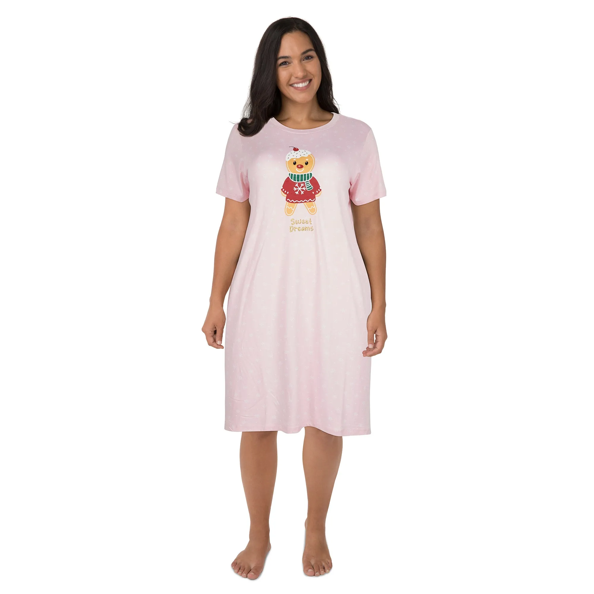 Comfy Cozy Women's Plus Crew Neck Sleepshirt sold by Giant Tiger product image thumbnail 2