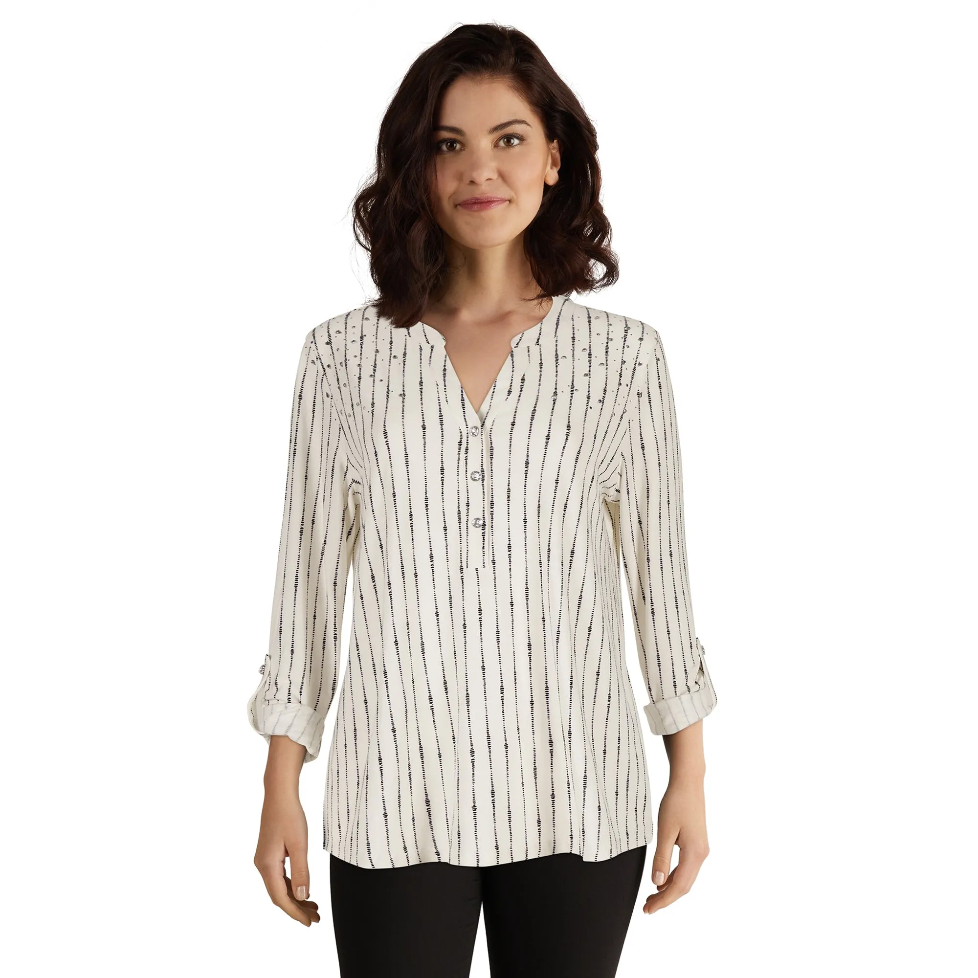 lily morgan Women's Rhinestone Detail Top sold by Giant Tiger product image thumbnail 5