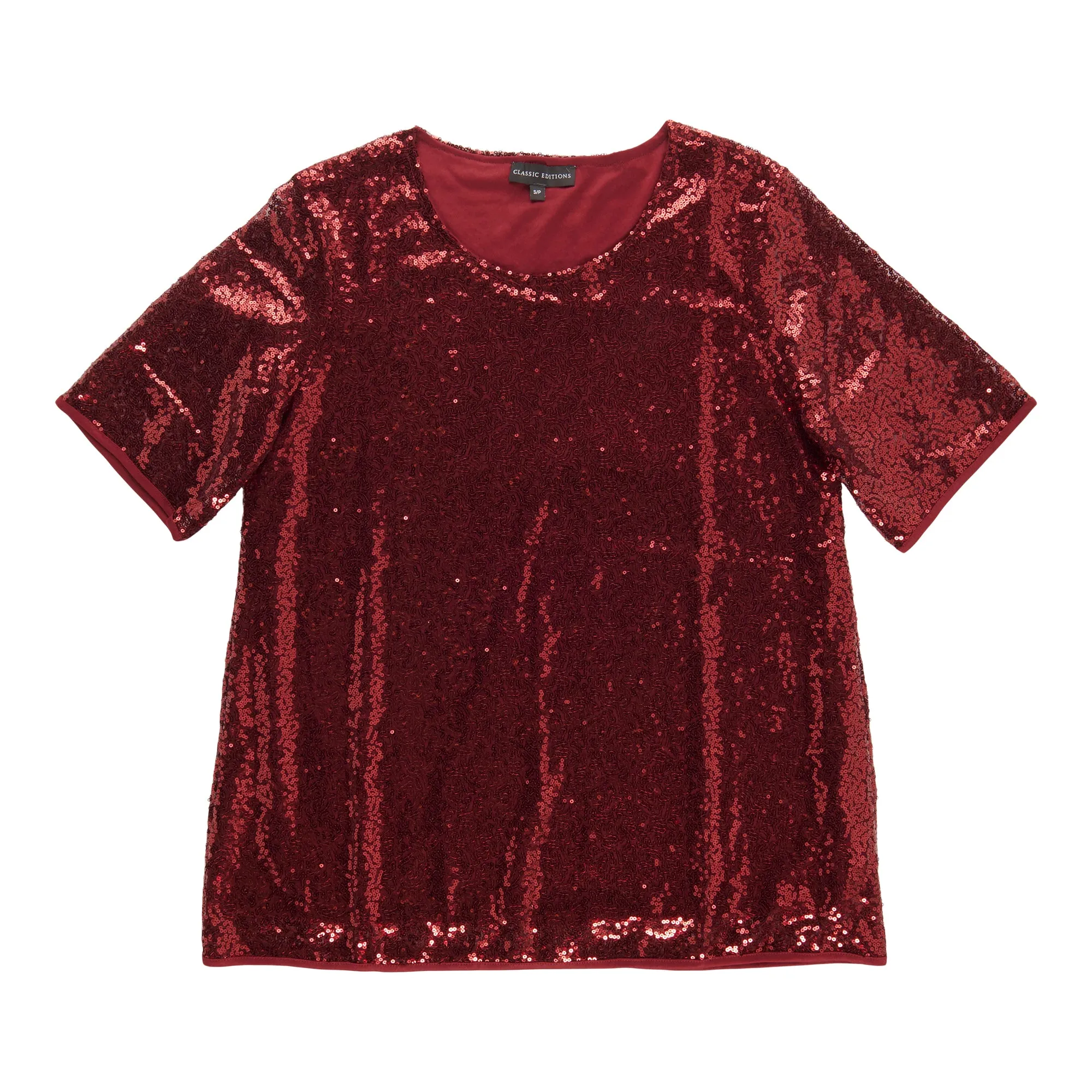 Classic Editions Women's Sequin Short Sleeve Top sold by Giant Tiger product image thumbnail 2