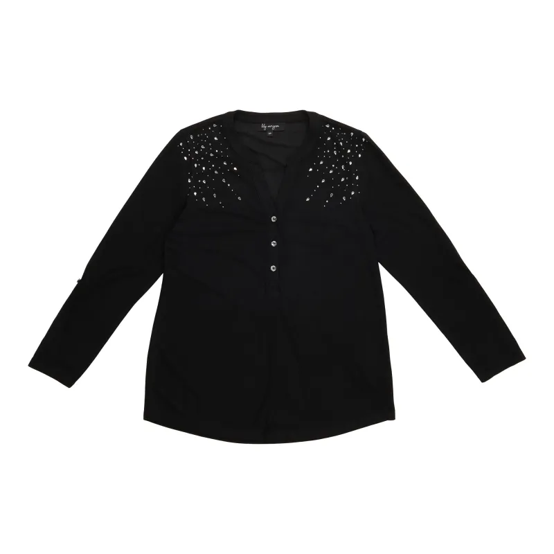 lily morgan Women's Rhinestone Detail Top sold by Giant Tiger