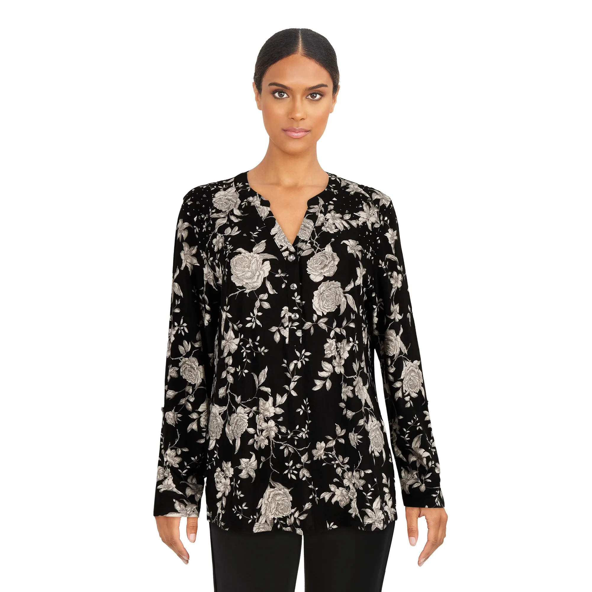 lily morgan Women's Rhinestone Detail Top sold by Giant Tiger product image thumbnail 5