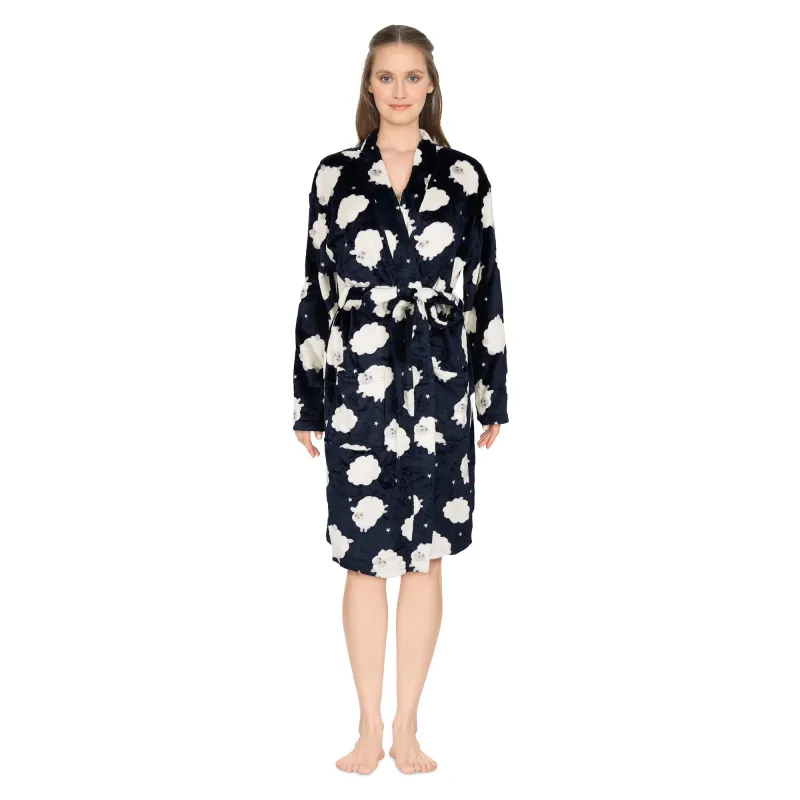 Carisma Women's Printed Plush Robe sold by Giant Tiger