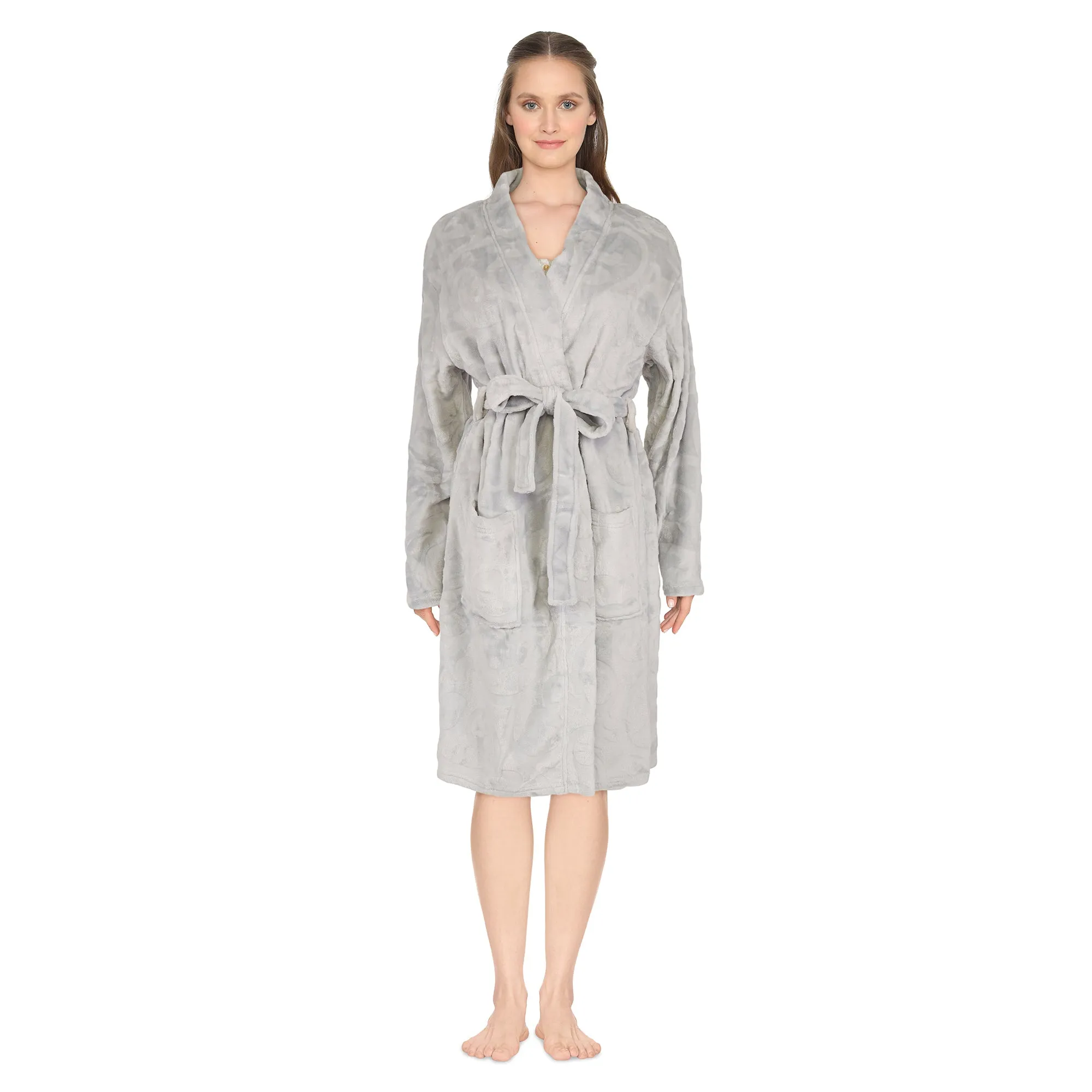 Carisma Women's Short Burnout Robe sold by Giant Tiger product image thumbnail 5
